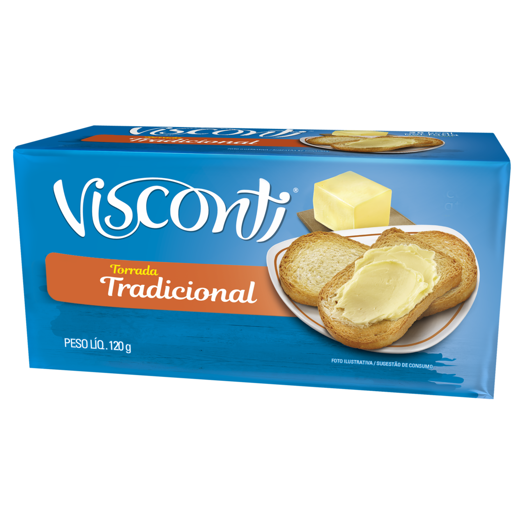 Torrada Tradicional Visconti Pacote 120g