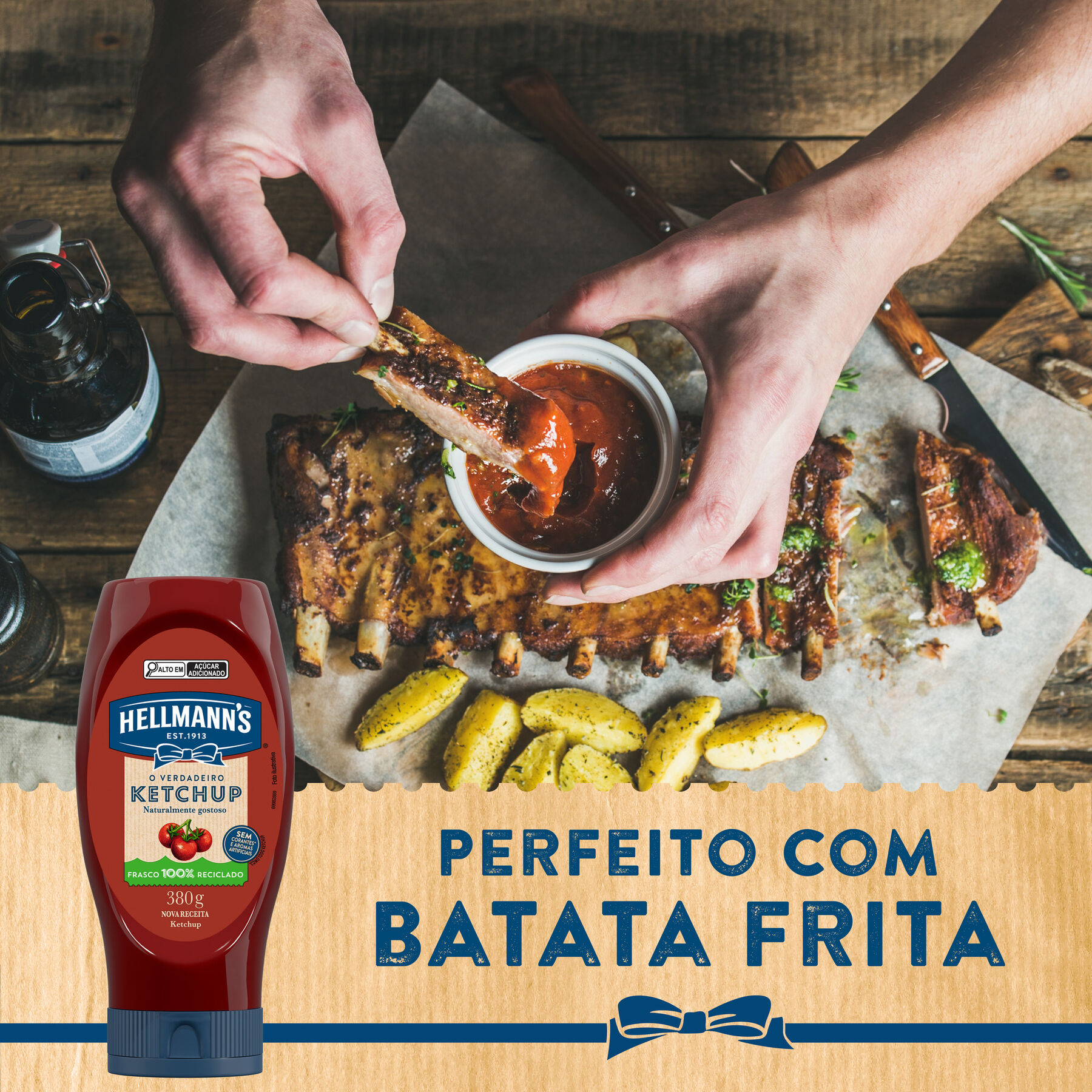 Ketchup Hellmann's Tradicional 380g