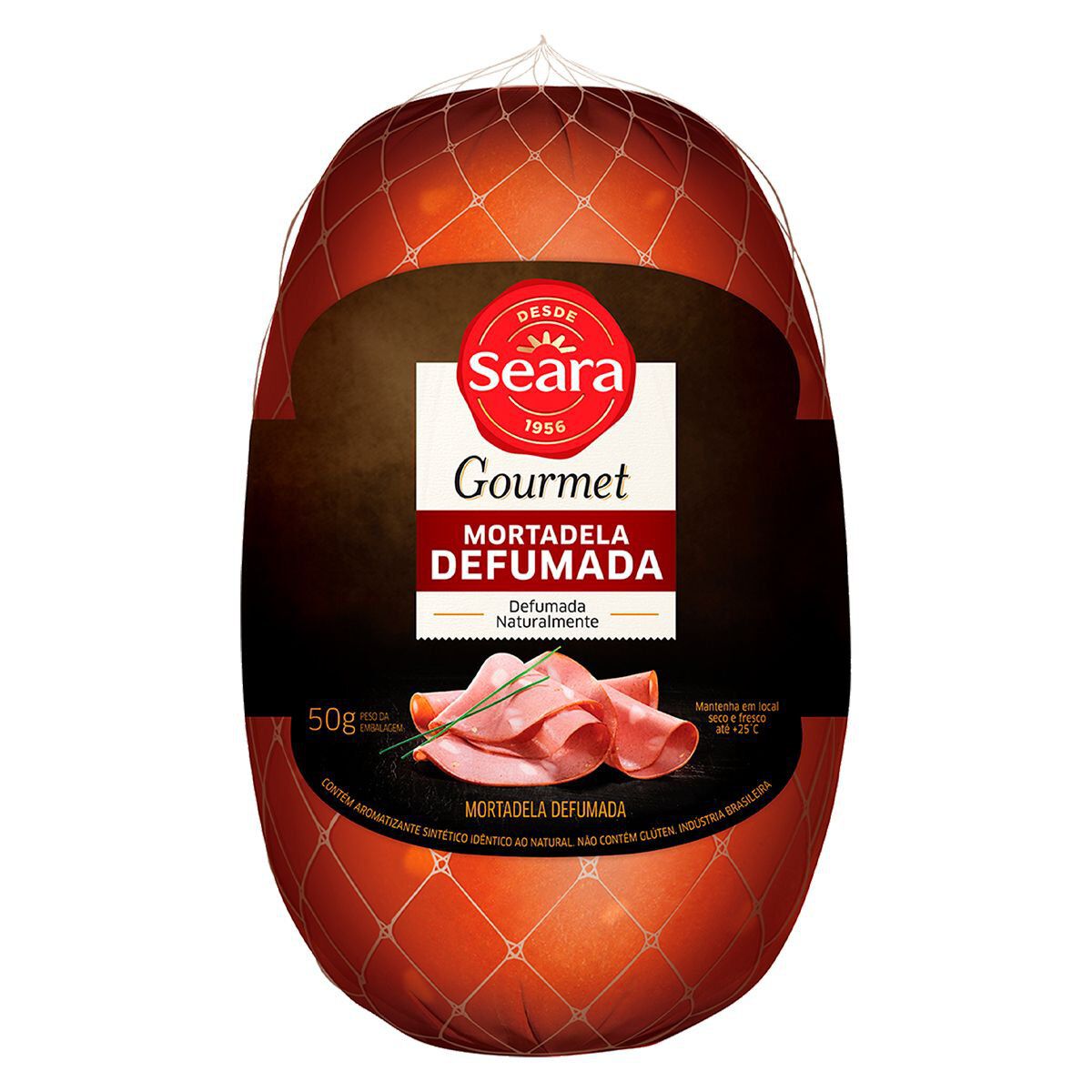 Mortadela Defumada Seara Gourmet Fatiada aprox. 150g