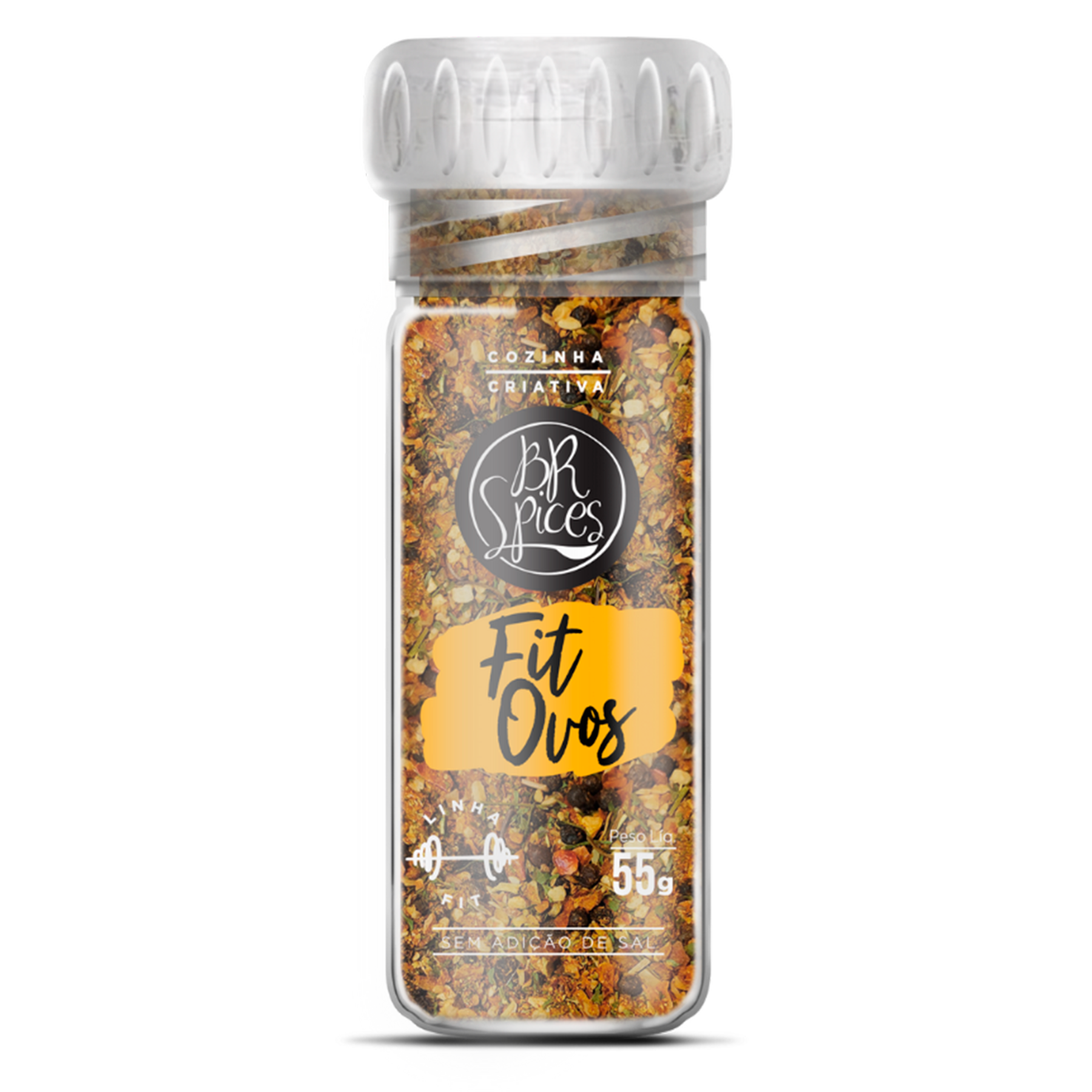 Tempero para Ovos Fit BR Spices Vidro 55g