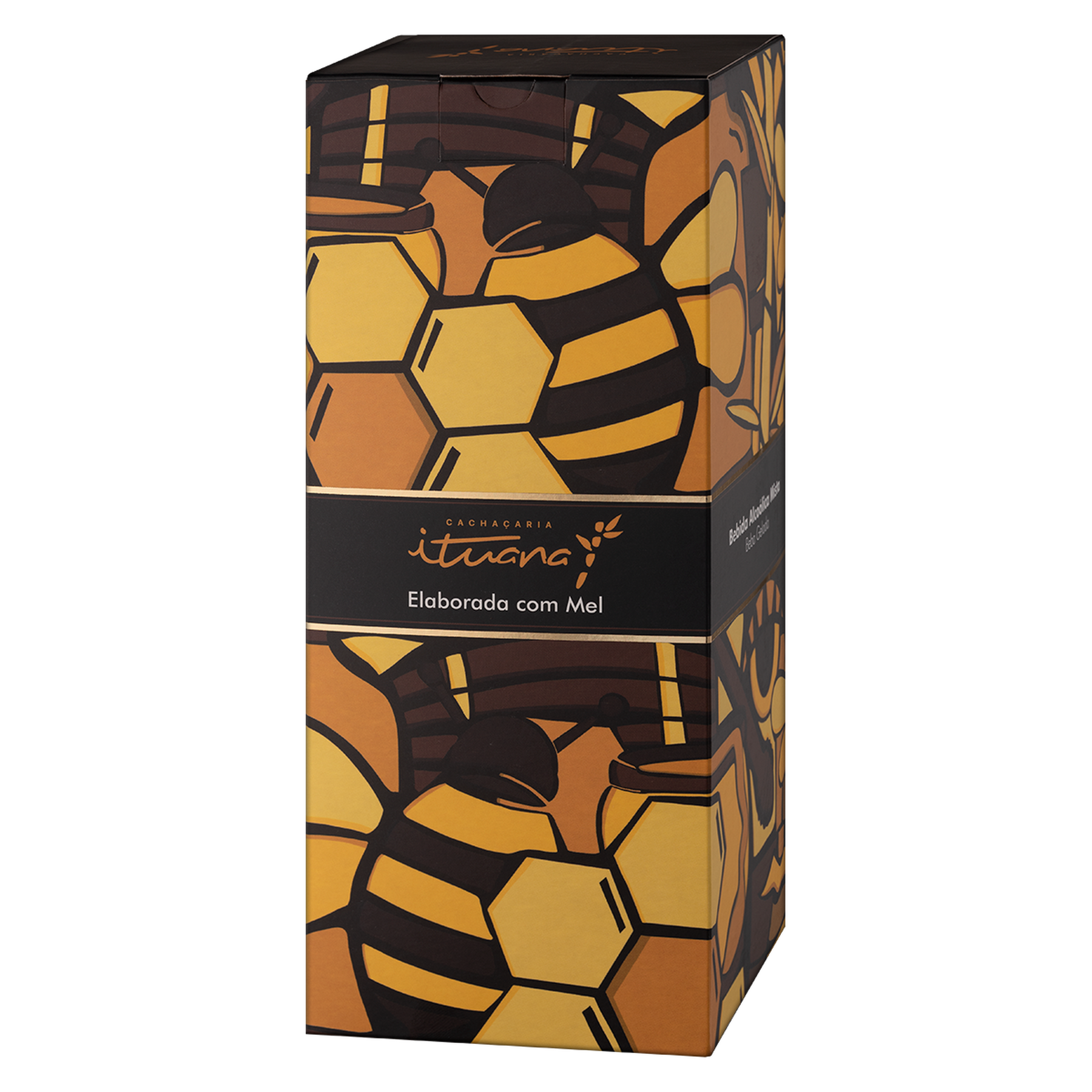Cacha&ccedil;a Elaborada com Mel Ituana Garrafa 750ml