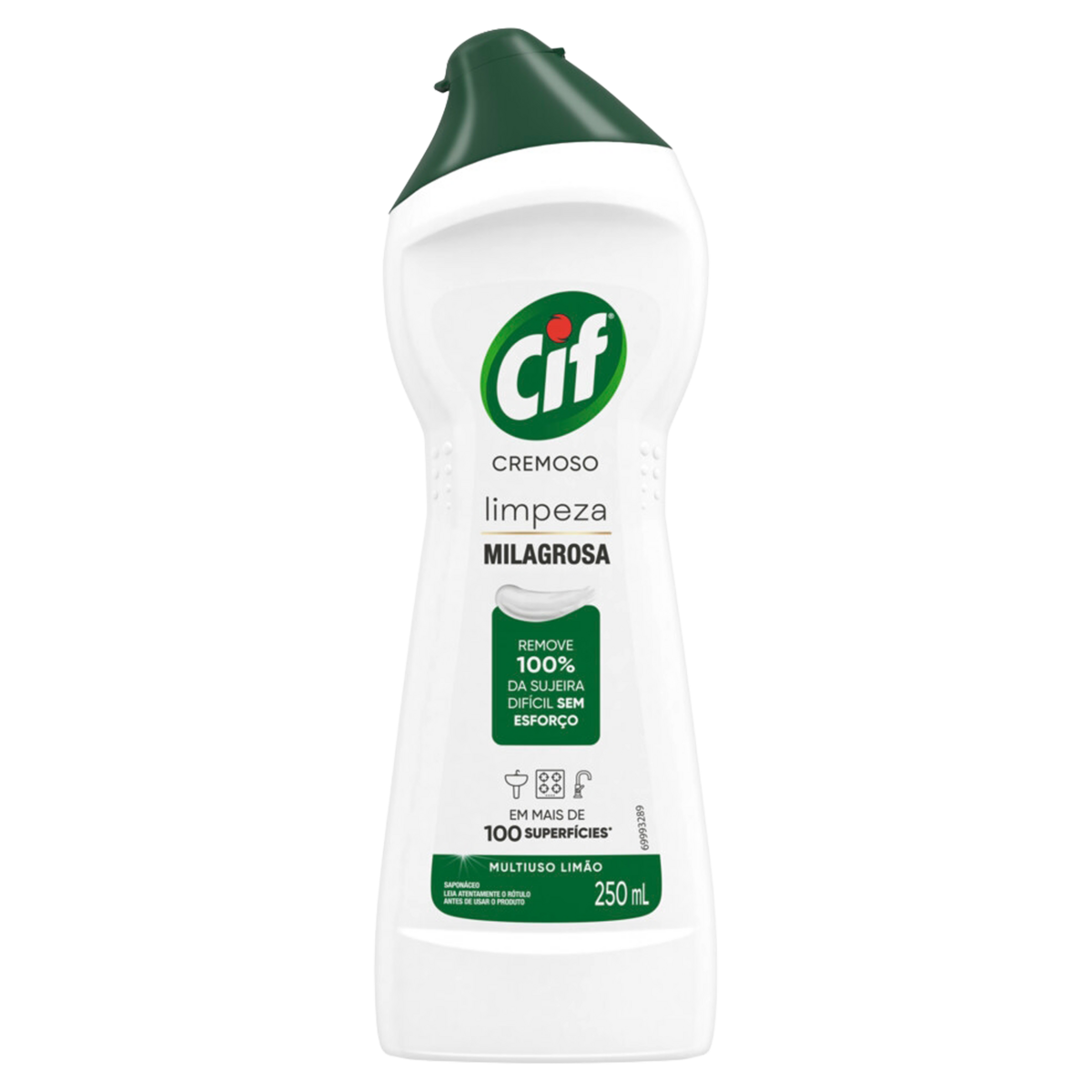 Sapon&aacute;ceo Cremoso Multiuso Lim&atilde;o Cif Squeeze 250ml