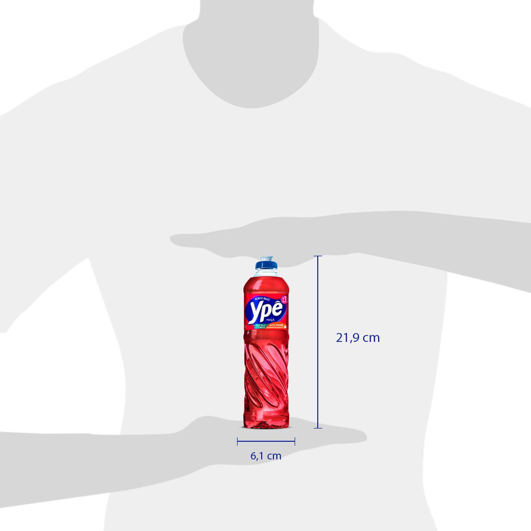 Detergente Líquido Maçã Ypê 500ml