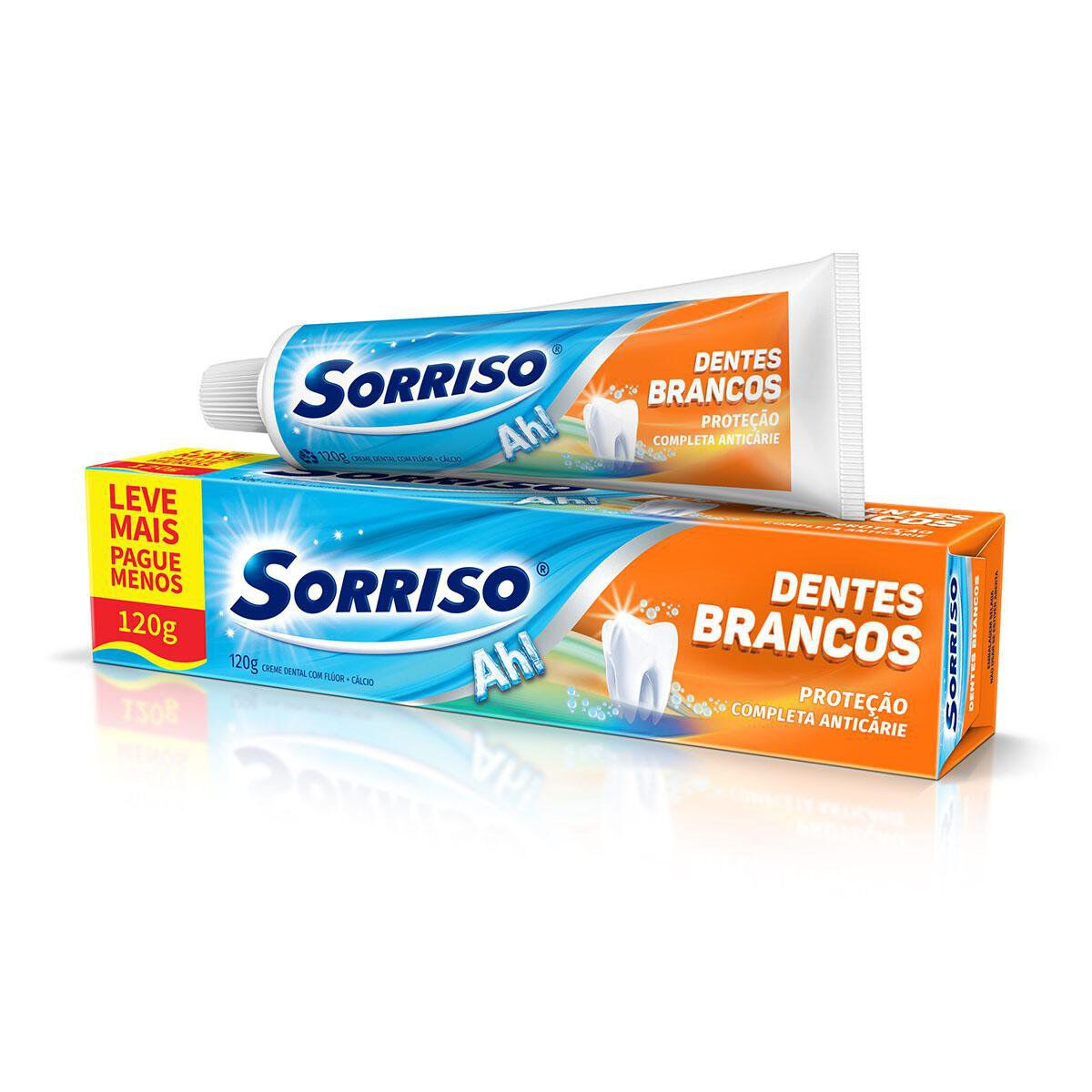 Creme Dental Dentes Brancos Sorriso Caixa 120g