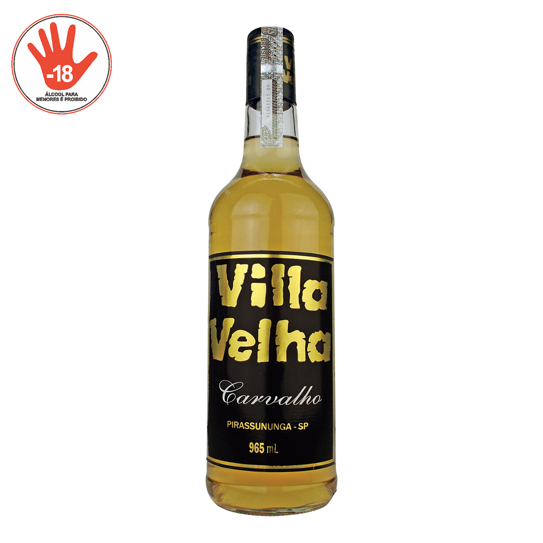 Cachaça  Villa Velha 965ml