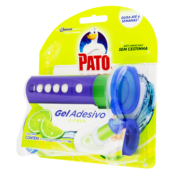 Detergente Sanitário Gel Adesivo com Aplicador Citrus Pato 38g