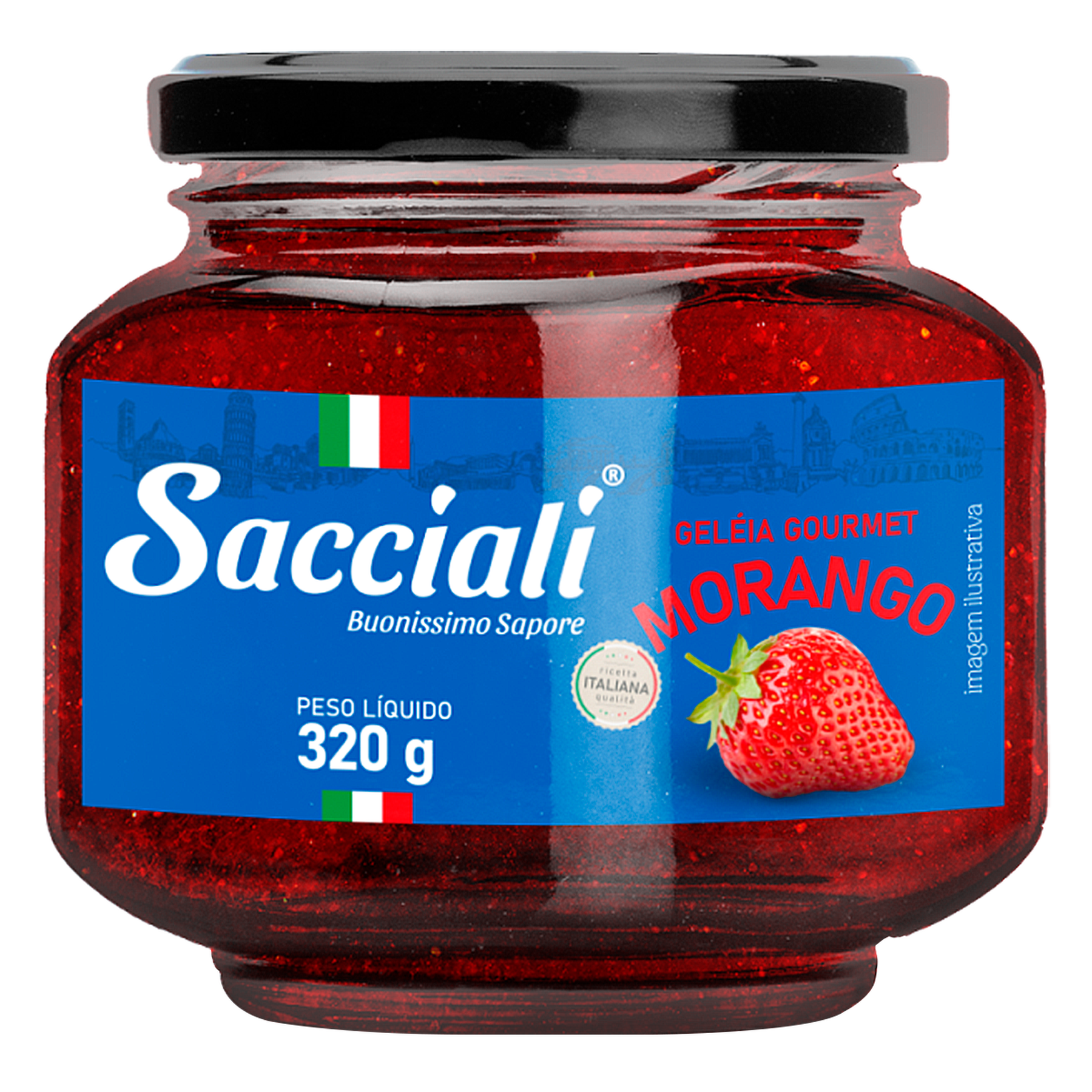 Geleia de Morango Sacciali 320g