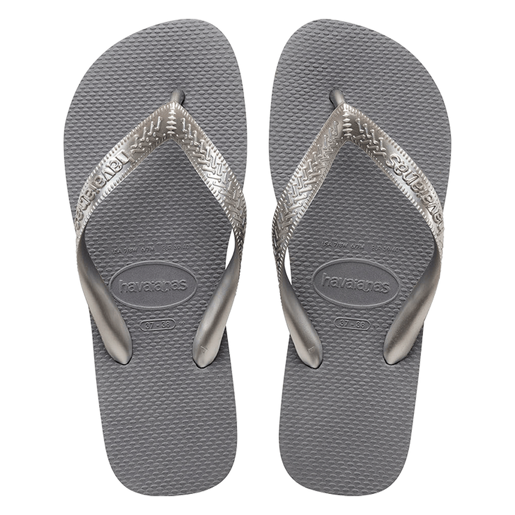 Sand&aacute;lia Top Prata Havaianas 37/38