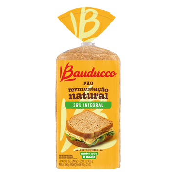 Pão de Forma 36% Integral Bauducco Pacote 390g