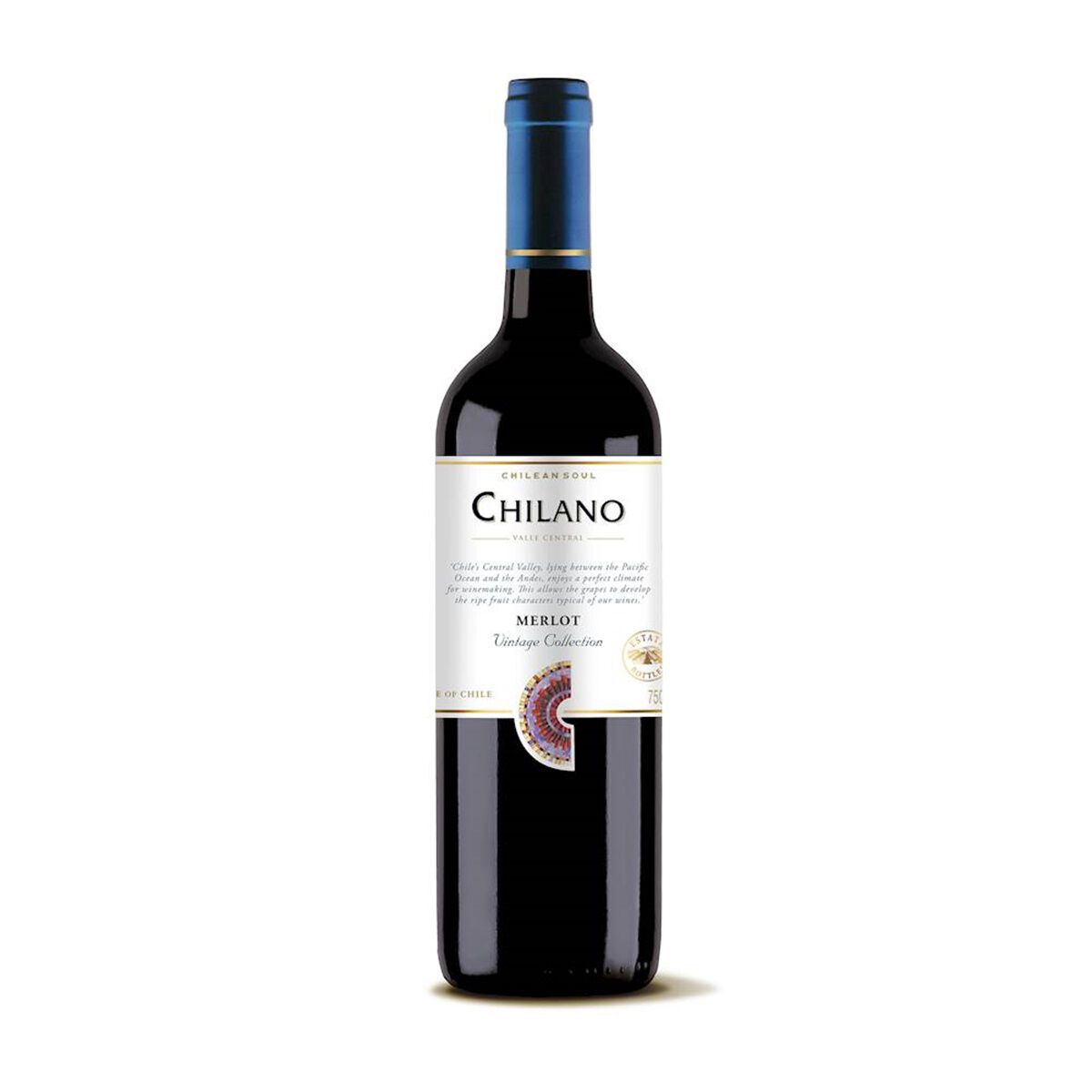 Vinho Tinto Chilano Merlot Garrafa 750ml