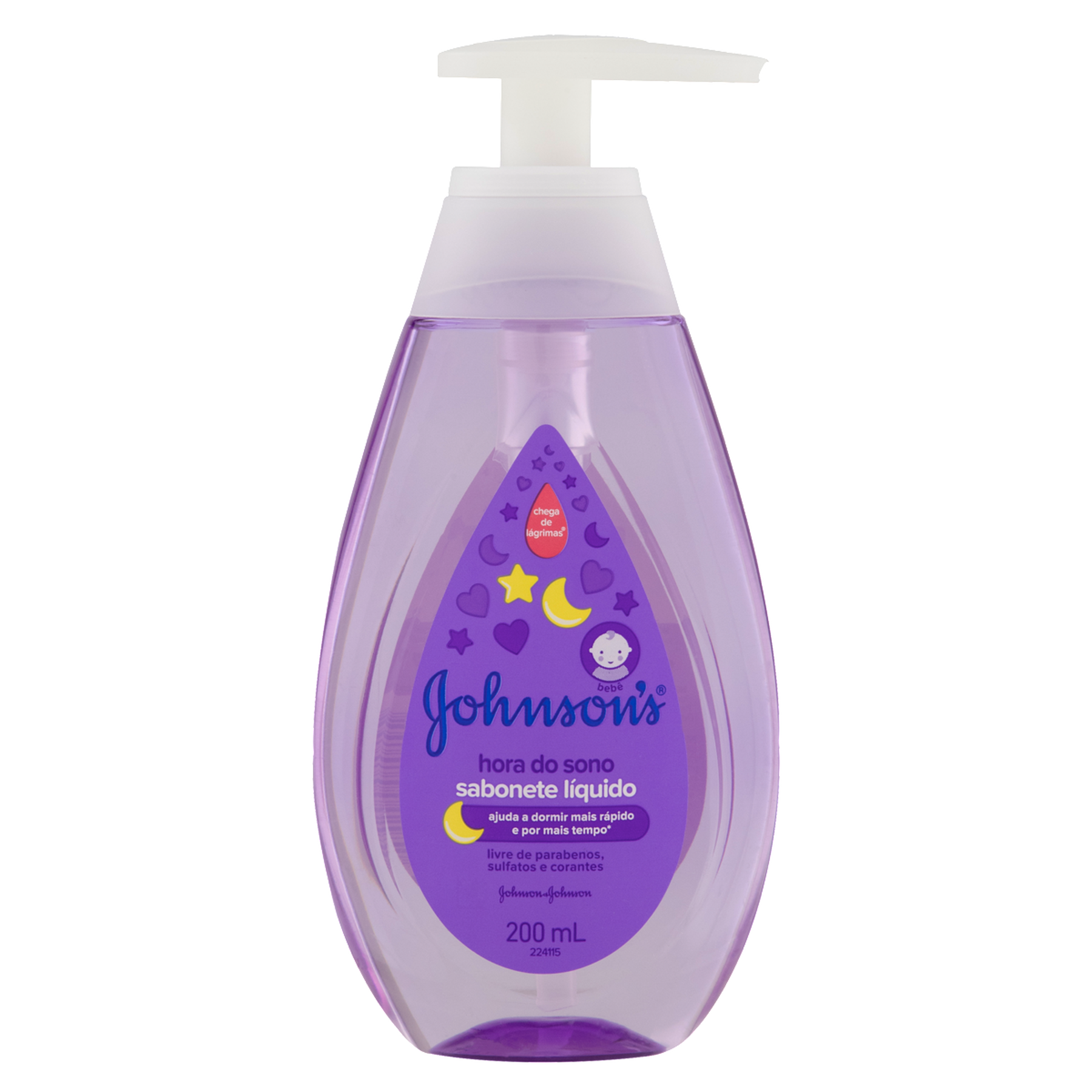 Sabonete L&iacute;quido Johnson's Baby Hora do Sono Frasco 200ml