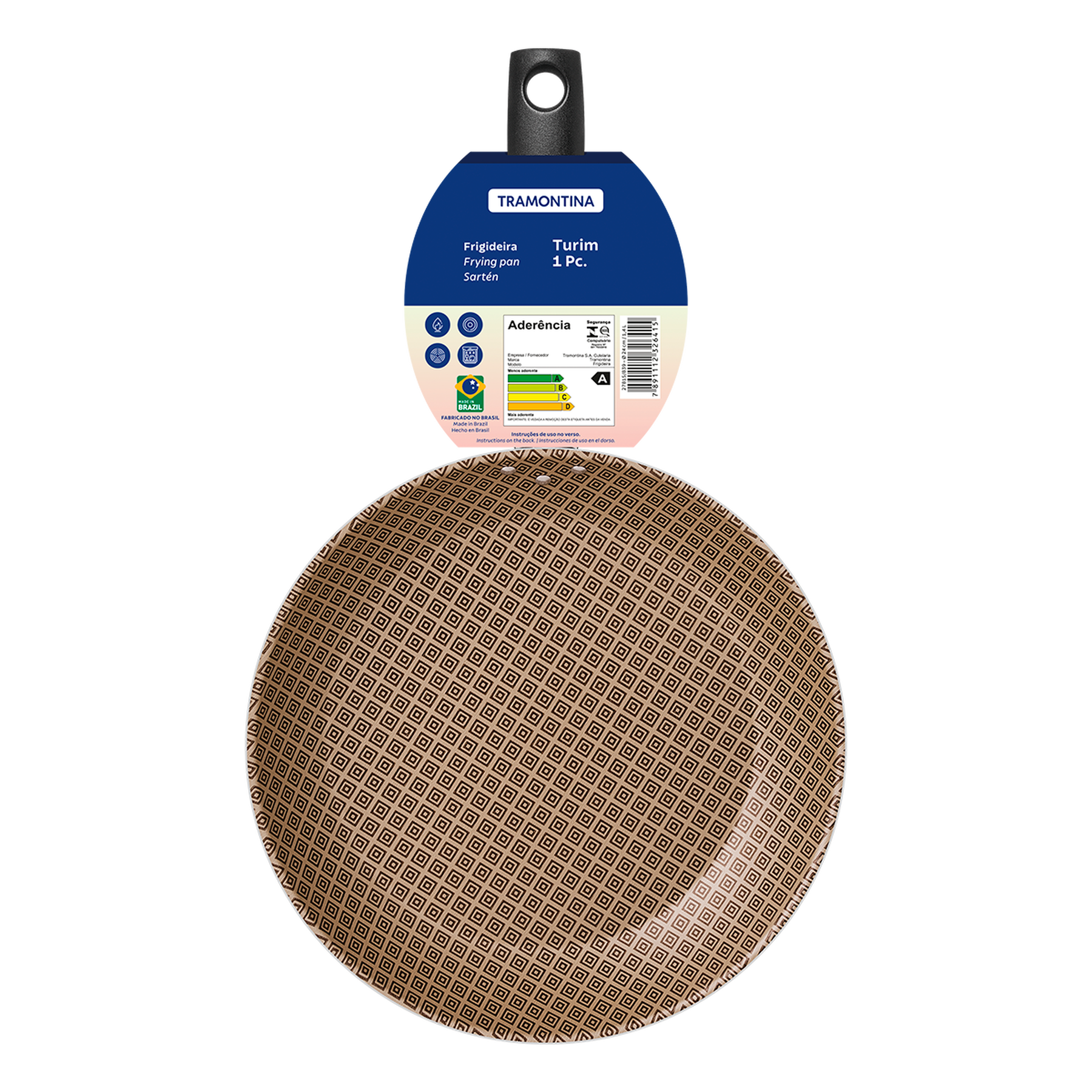 Frigideira Turim Vermelha Starflon Max Tramontina 24cm 1,4l