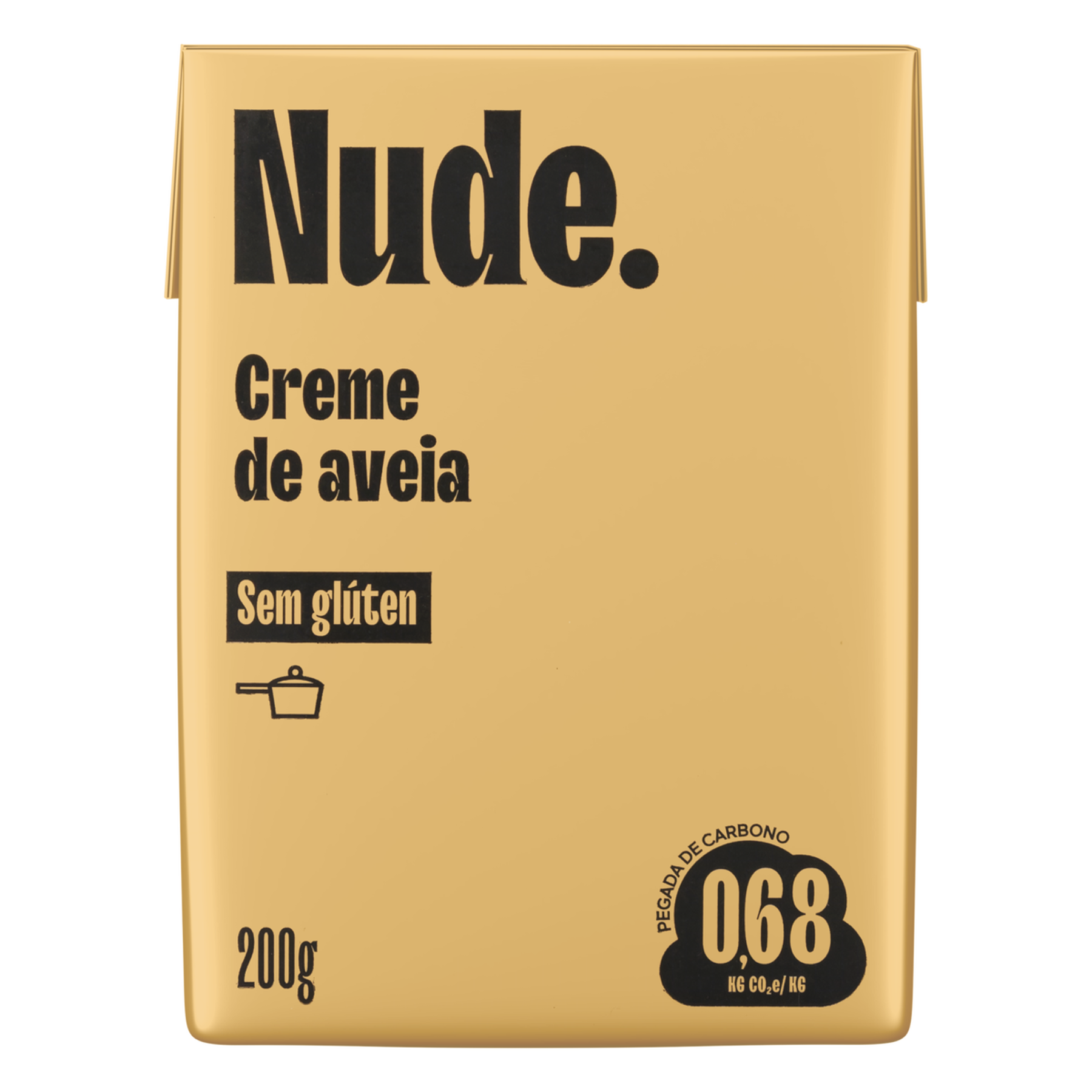 Creme de Aveia Nude. Caixa 200g