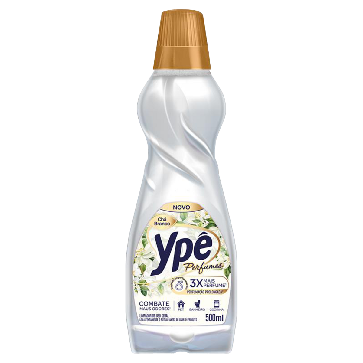 Limpador Perfumado Ch&aacute; Branco Perfumes Yp&ecirc; Frasco 500ml
