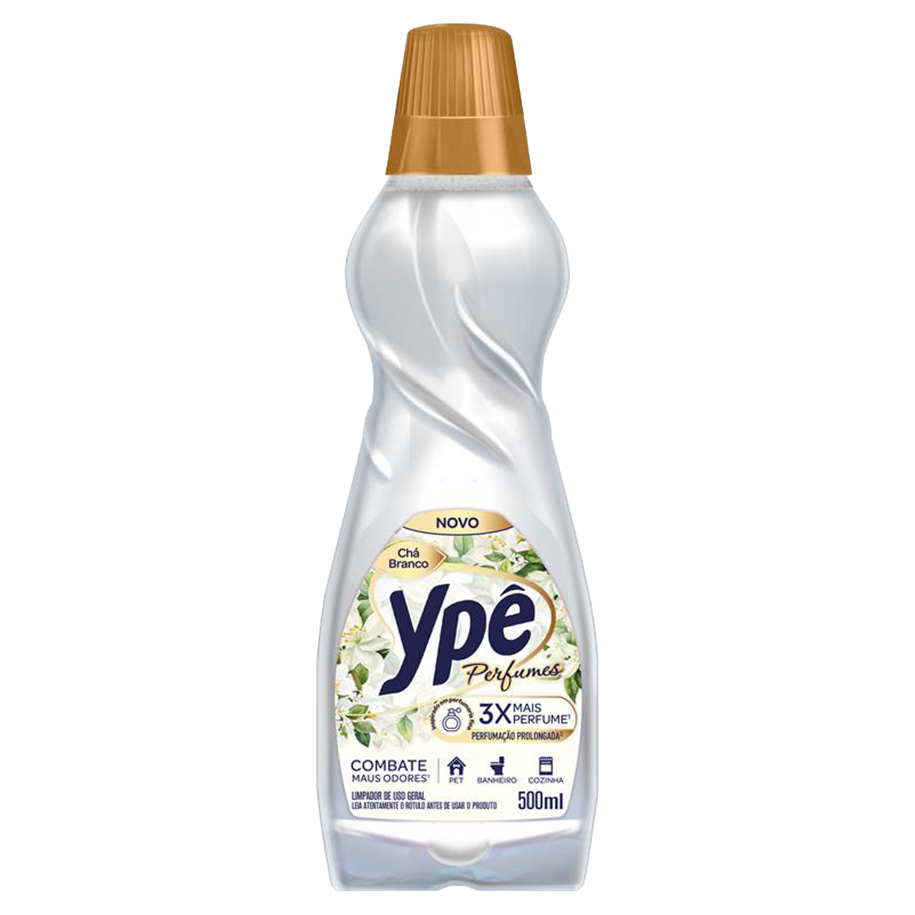 Limpador Perfumado Ch&aacute; Branco Perfumes Yp&ecirc; Frasco 500ml