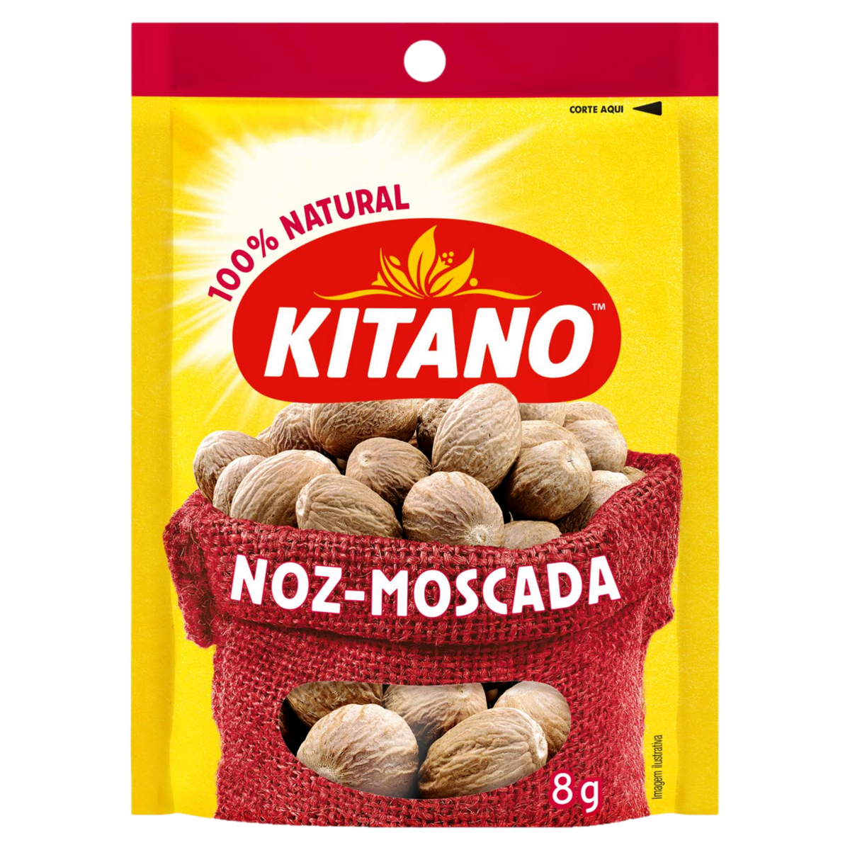Noz-Moscada Kitano Pacote 8g&nbsp;
