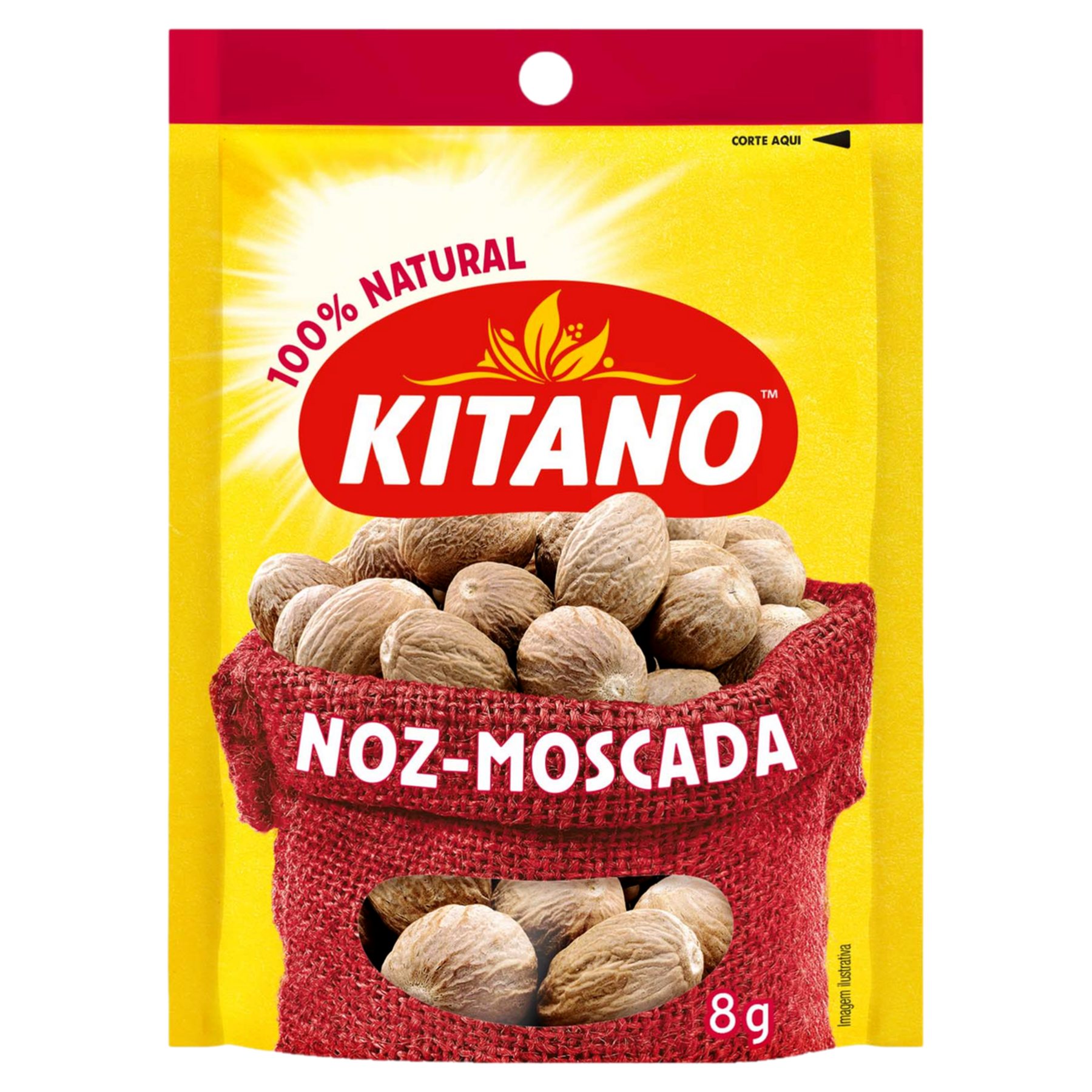 Noz-Moscada Kitano Pacote 8g&nbsp;