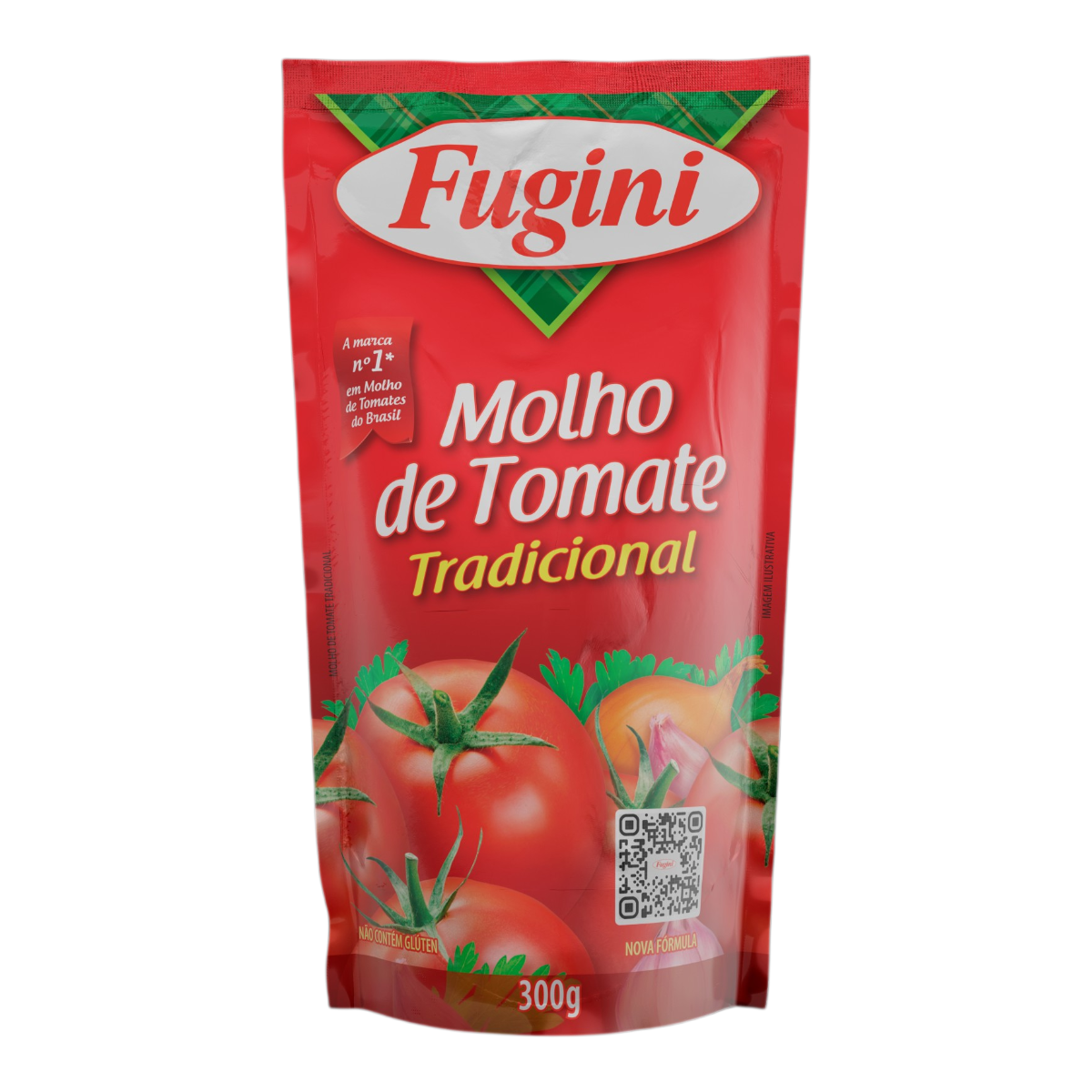 Molho de Tomate Tradicional Fugini Sach&ecirc; 300g