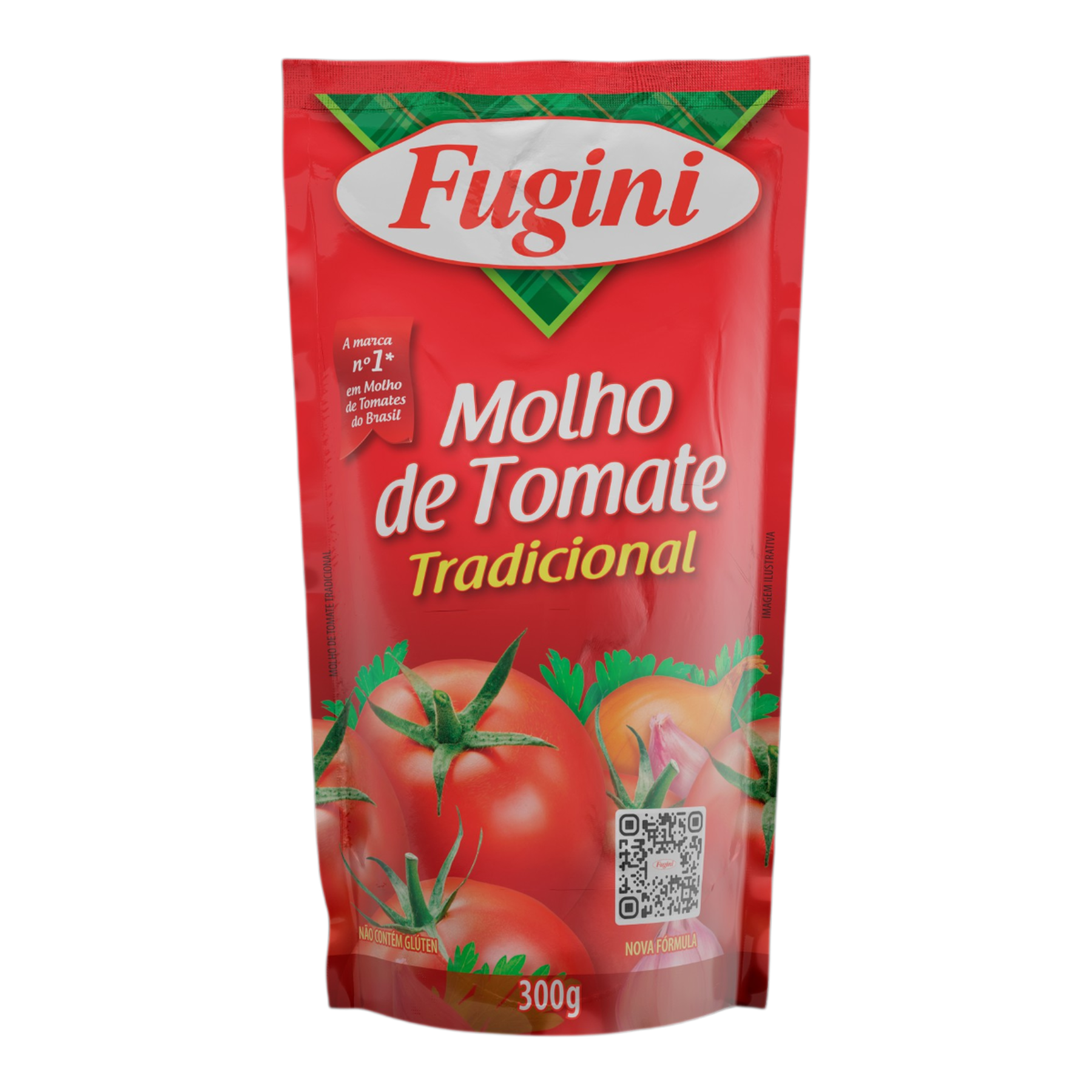 Molho de Tomate Tradicional Fugini Sach&ecirc; 300g