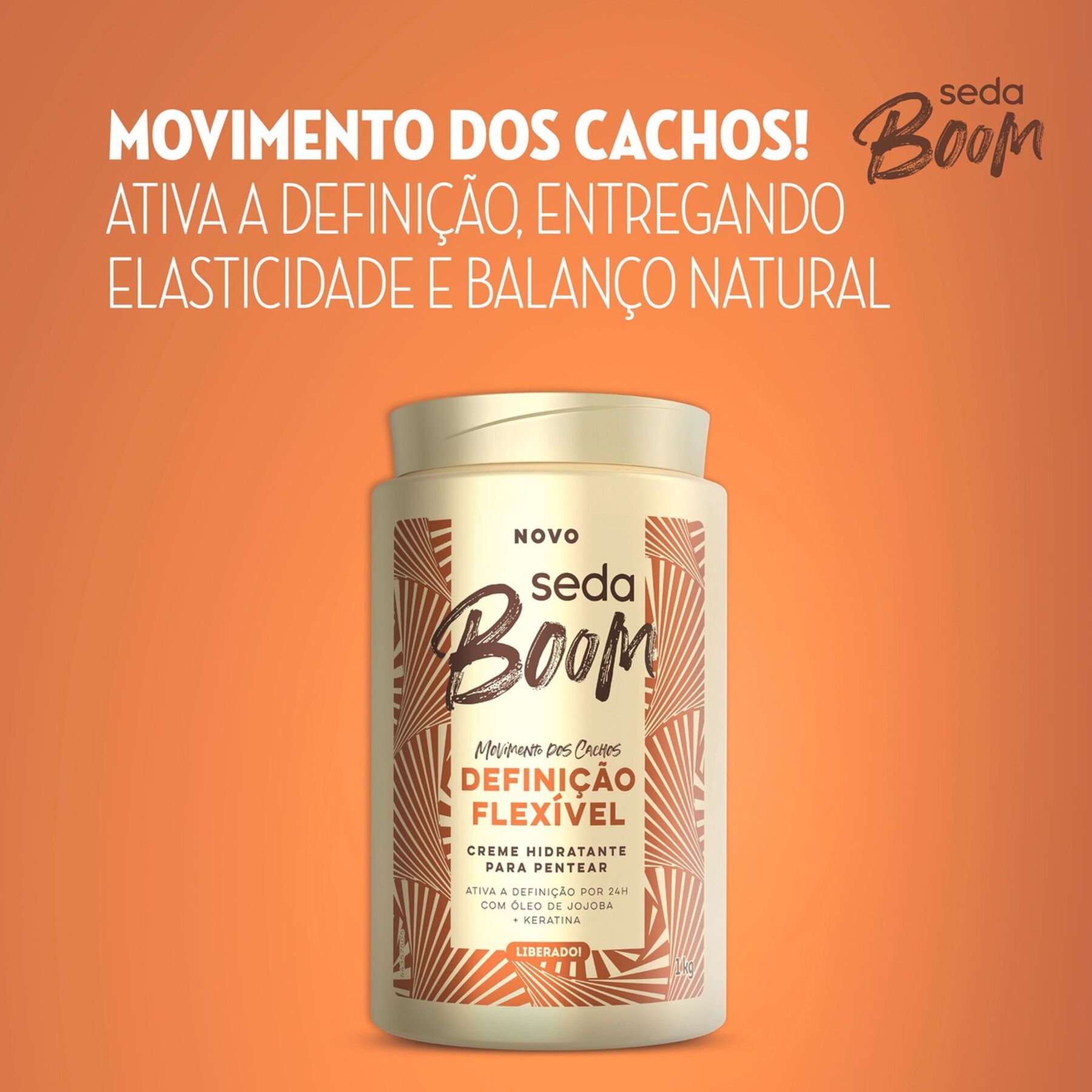 Creme para Pentear Seda Boom Definição Flexível 1kg