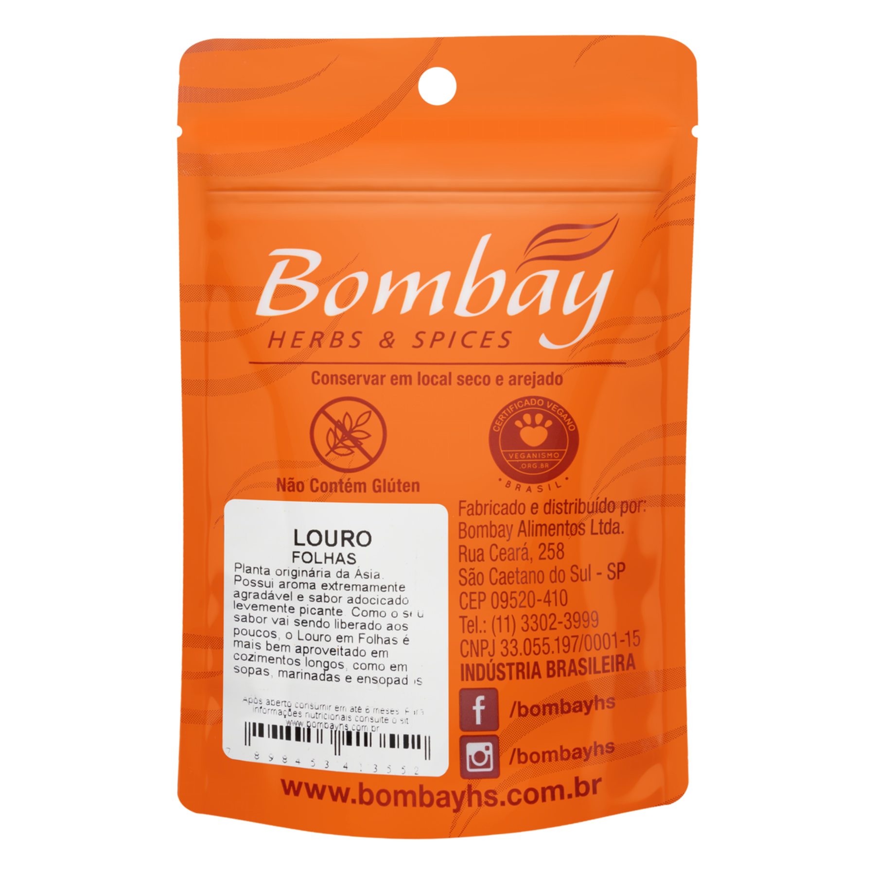 Folha de Louro Bombay Pouch 5g