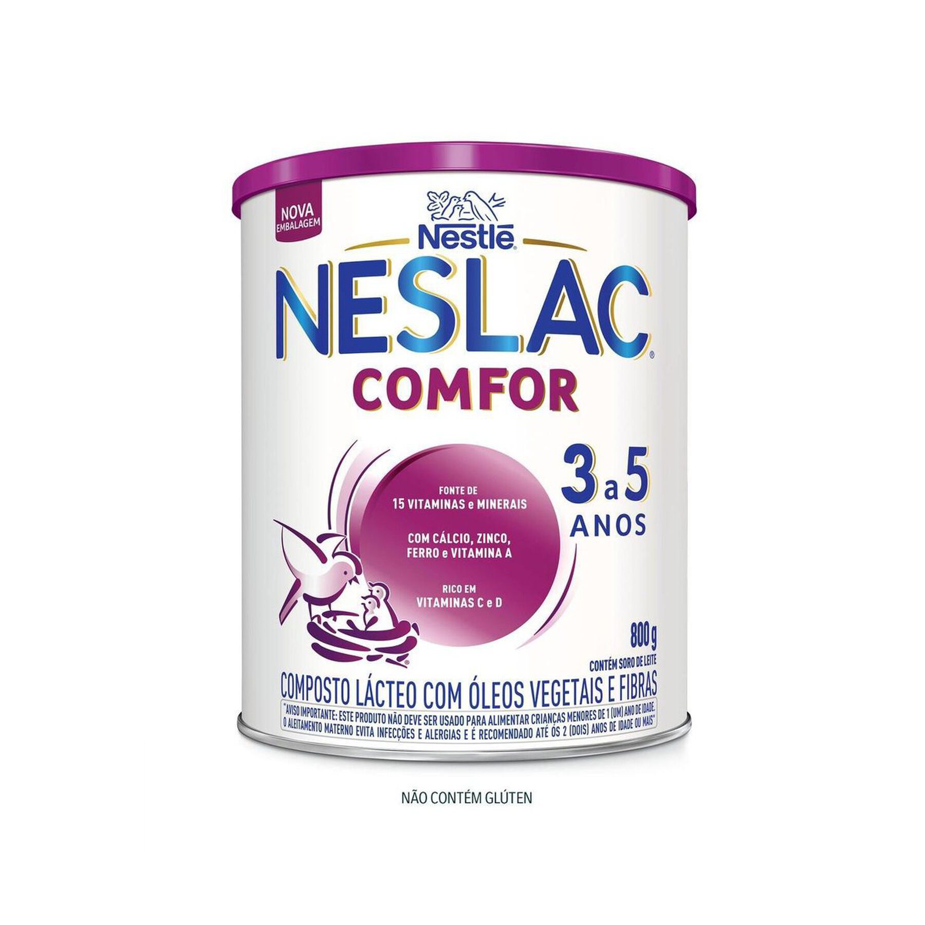 Composto lácteo NESLAC comfor 800g