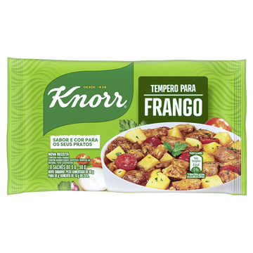 Tempero em Pó para Frango Knorr Pacote 50g C/10 Unidades