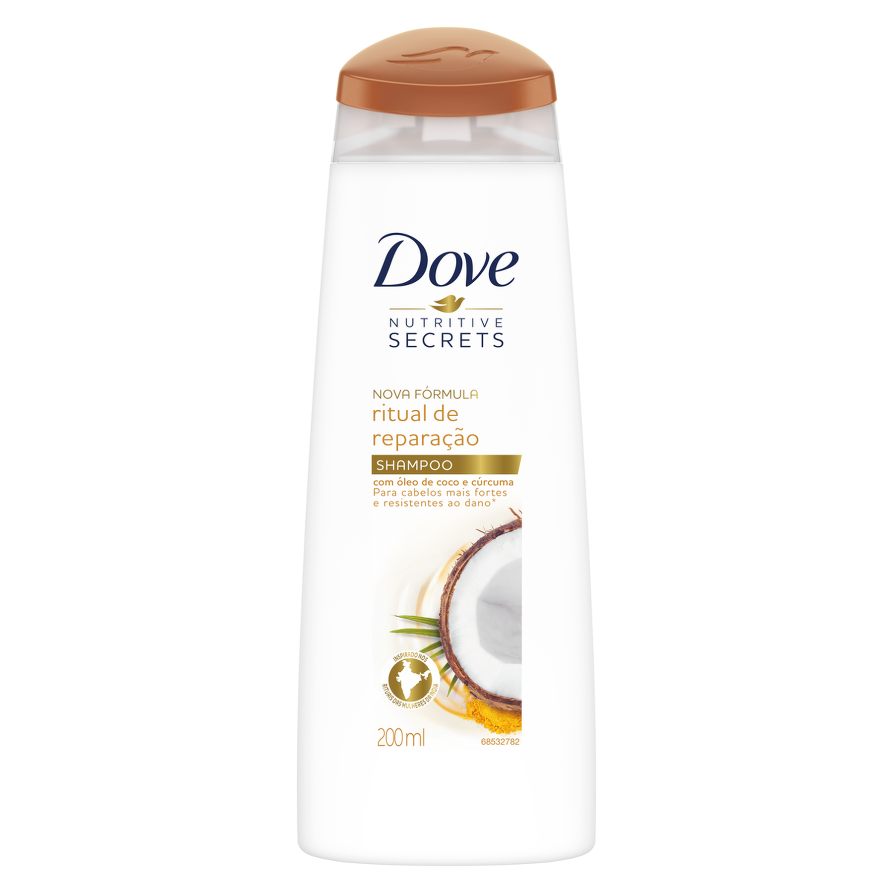 Shampoo Ritual de Reparação Nutritive Secrets Dove Frasco 200ml