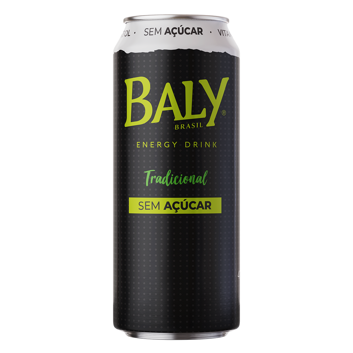 Energ&eacute;tico Tradicional sem A&ccedil;&uacute;car Baly Brasil Lata 473ml
