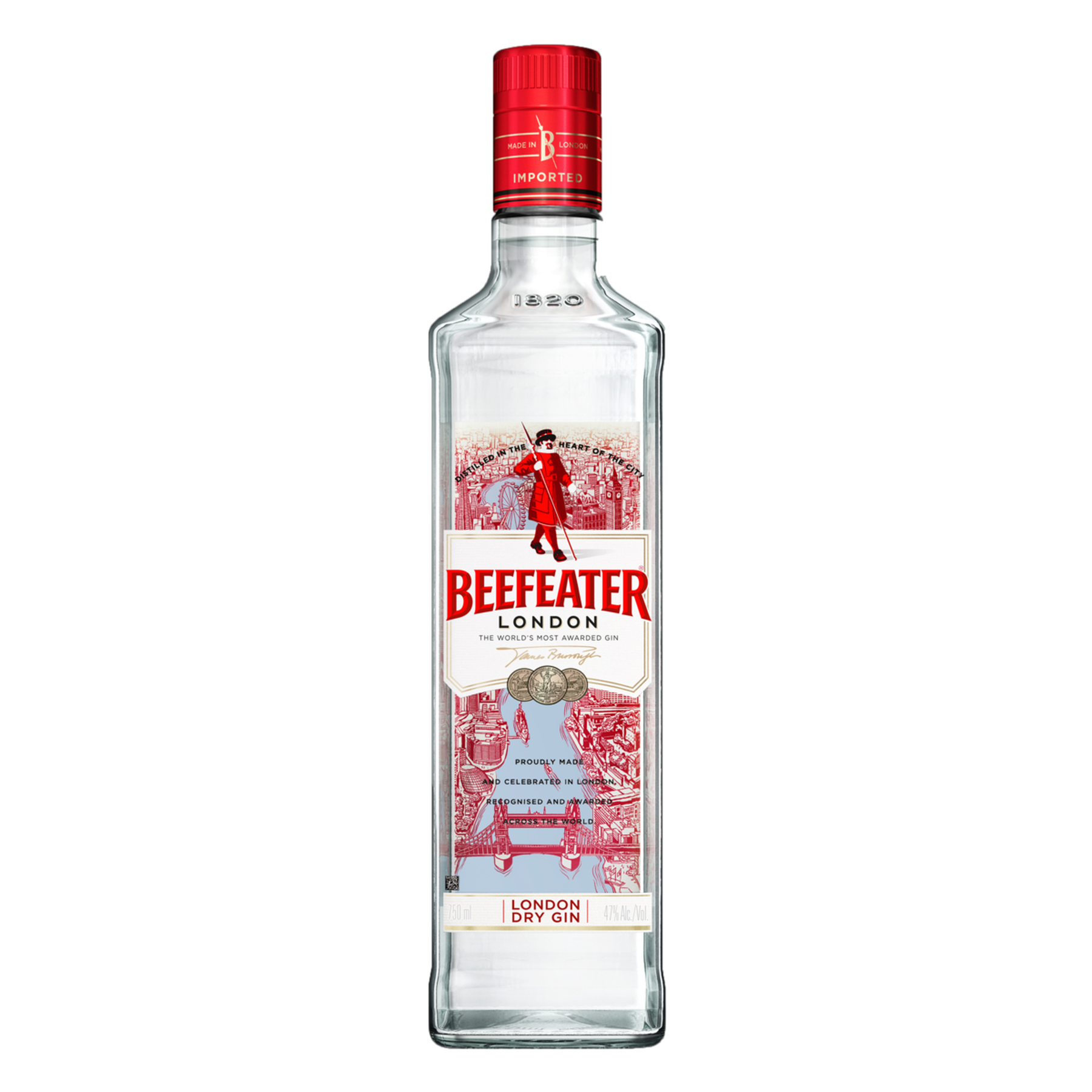 Gin London Dry Beefeater Garrafa 750ml