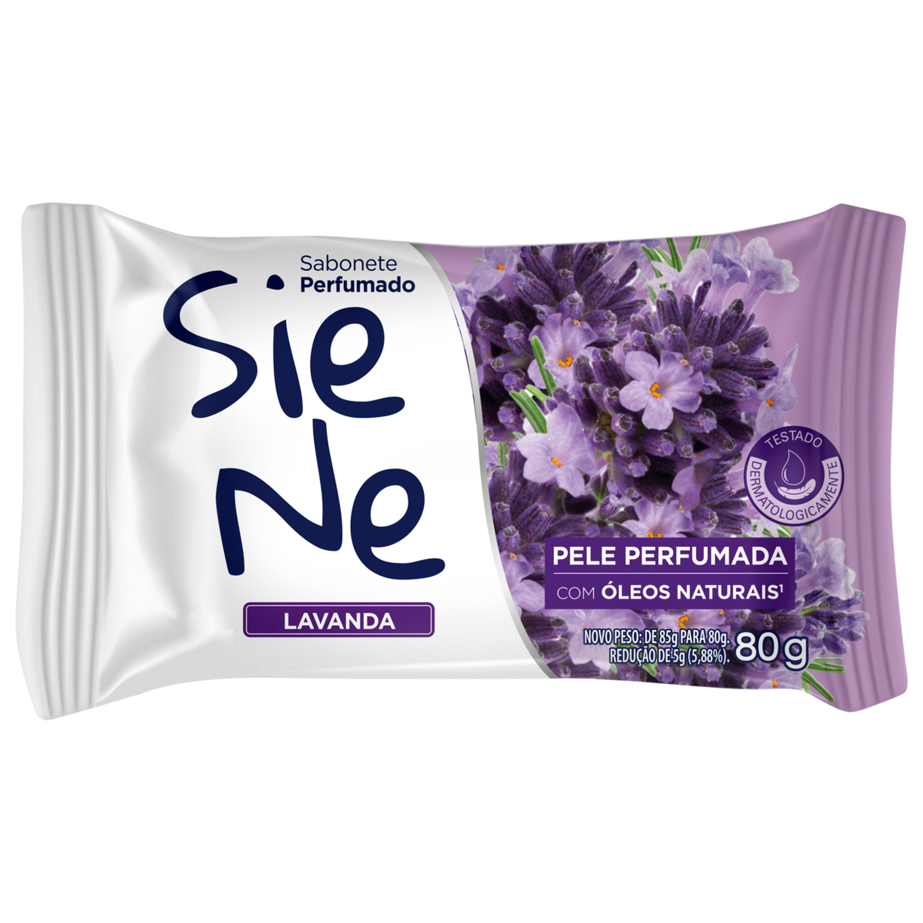 Sabonete Barra Perfumado Lavanda Siene Yp&ecirc; Pacote 80g