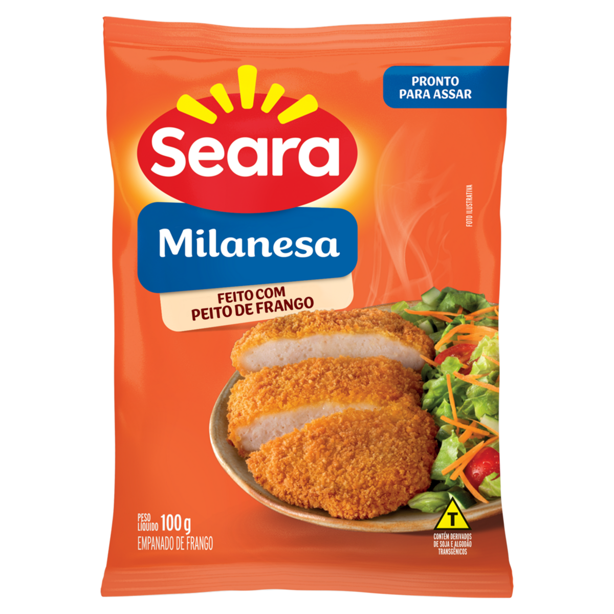 Empanado de Frango Milanesa Seara Pacote 100g