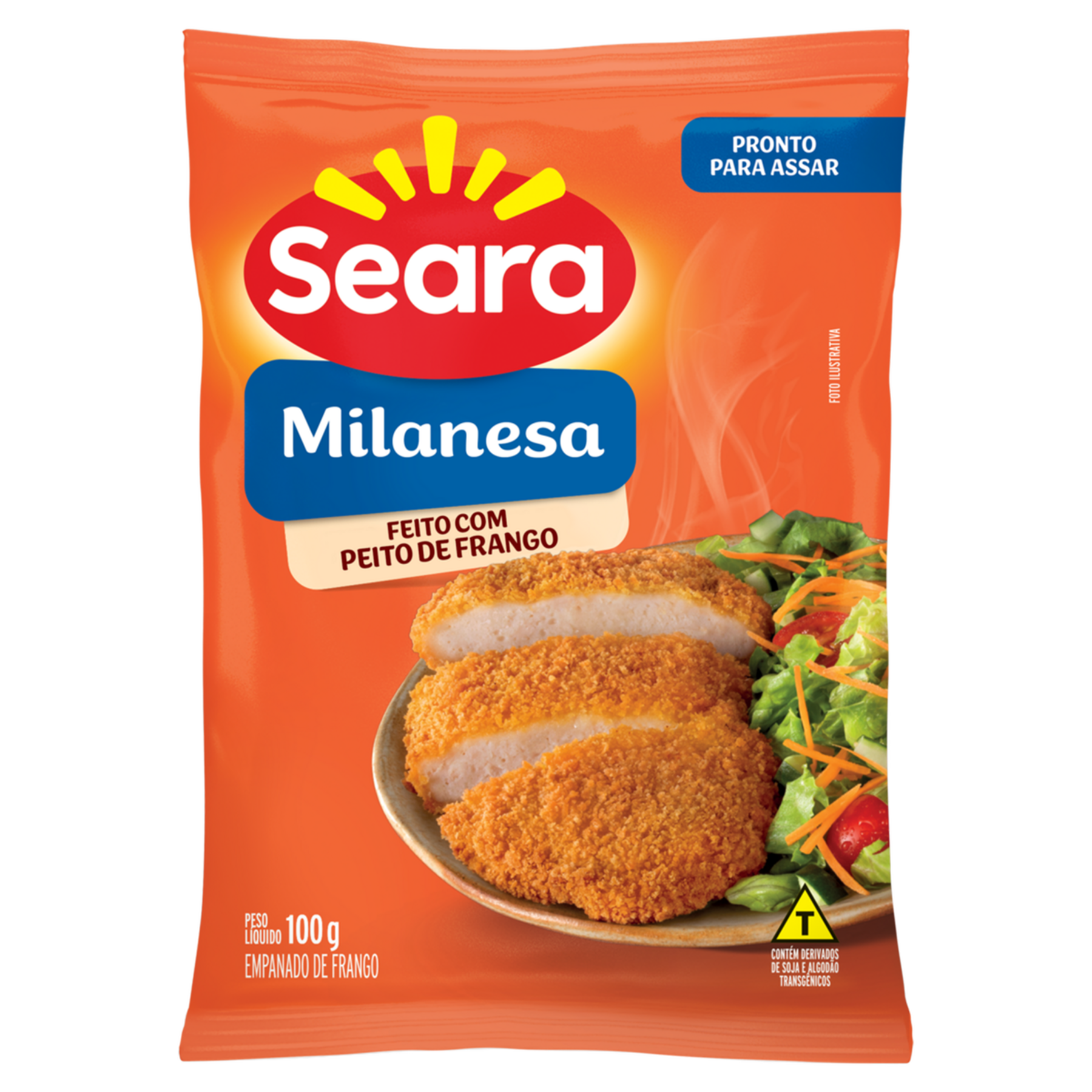Empanado de Frango Milanesa Seara Pacote 100g