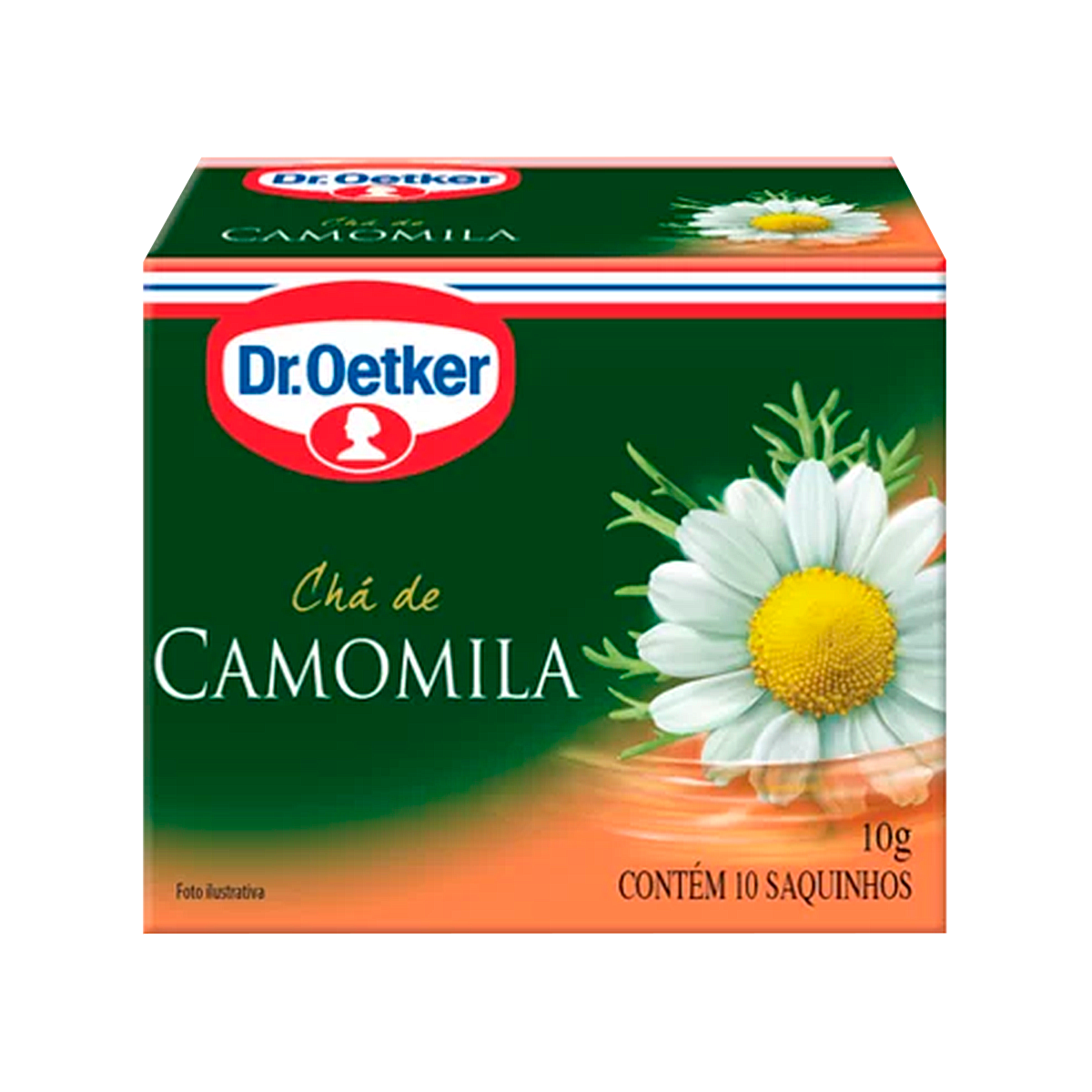 Ch&aacute; de Camomila Dr. Oetker 10g C/10 Unidades