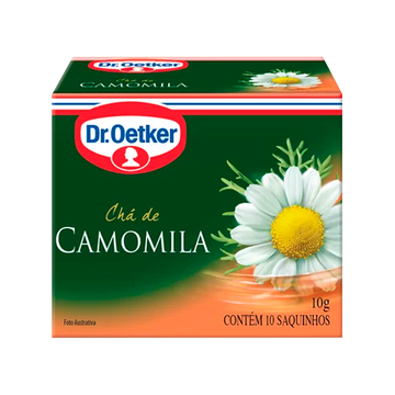 Chá de Camomila Dr. Oetker 10g C/10 Unidades