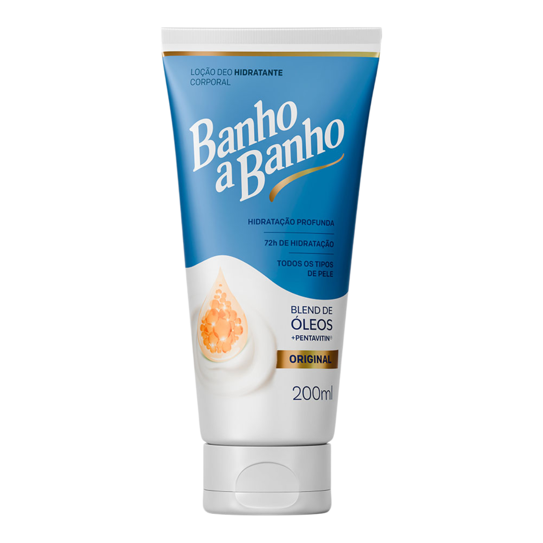 Lo&ccedil;&atilde;o Deo Hidratante Corporal Original Banho a Banho Bisnaga 200ml