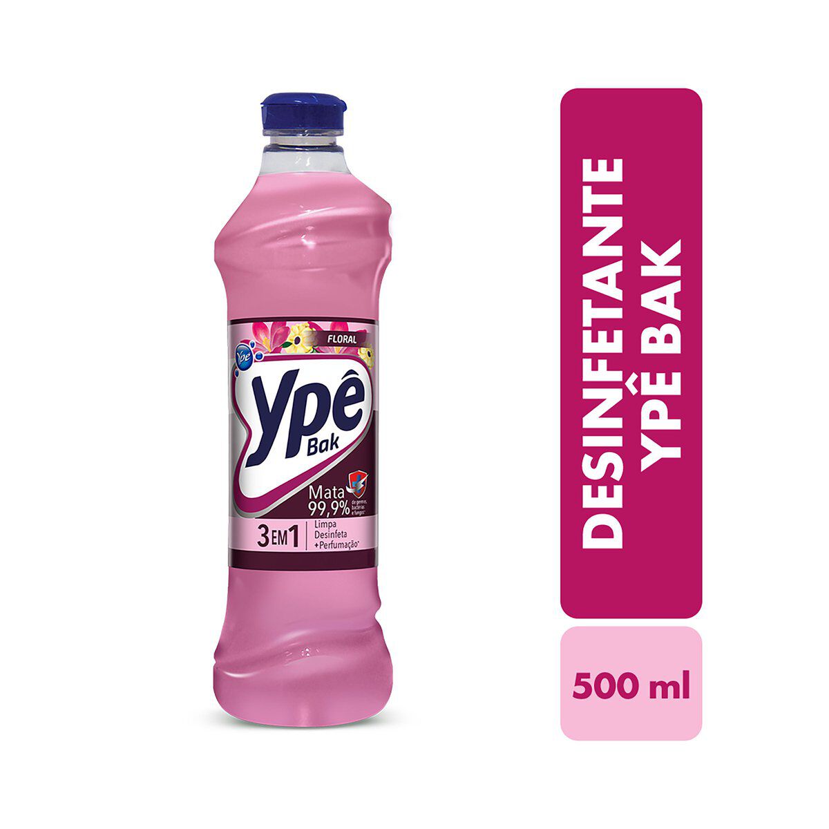Desinfetante Floral Yp&ecirc; Bak 500ml