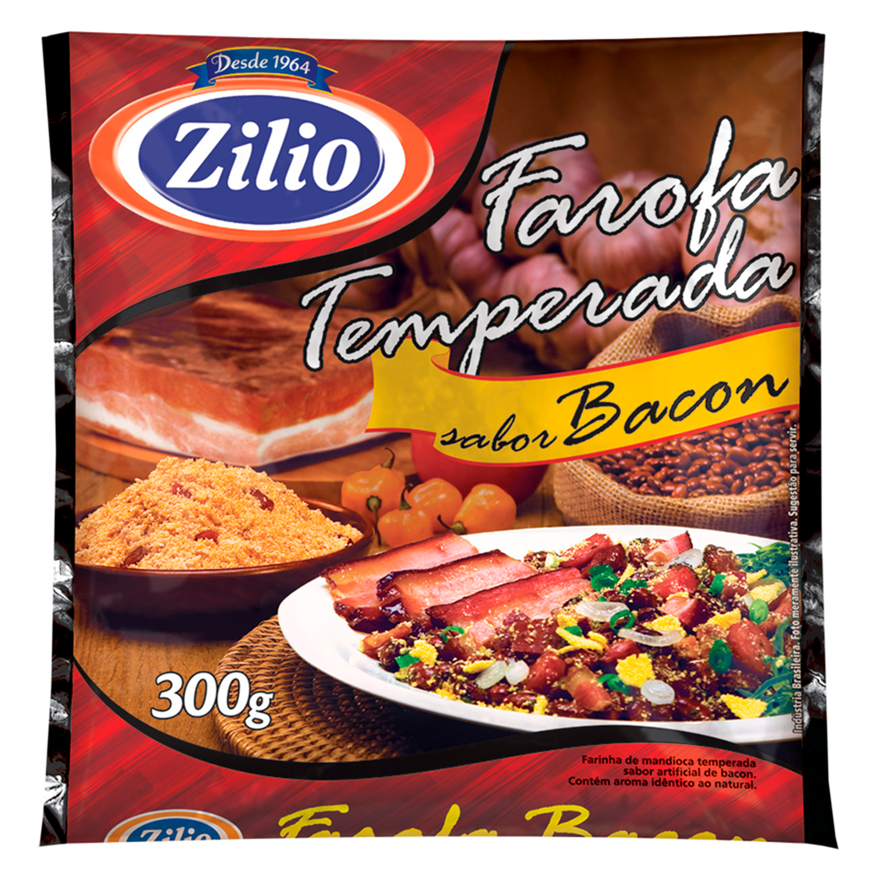 Farofa Bacon Zilio 300g