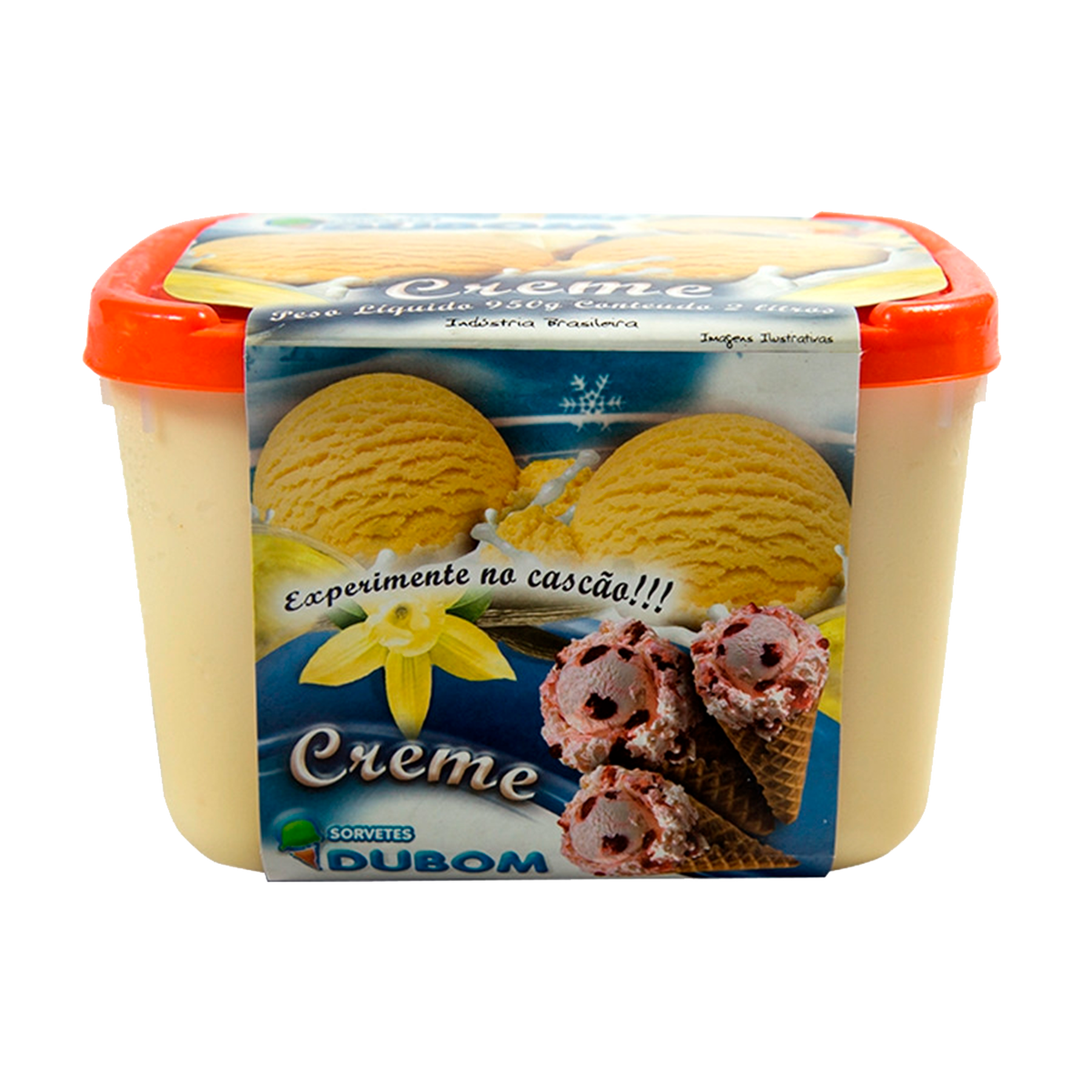 Sorvete Creme Dubom Pote 2l