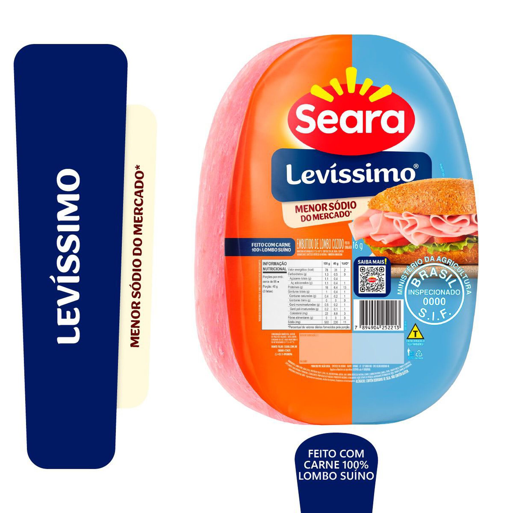 Levíssimo Seara aprox. 150g