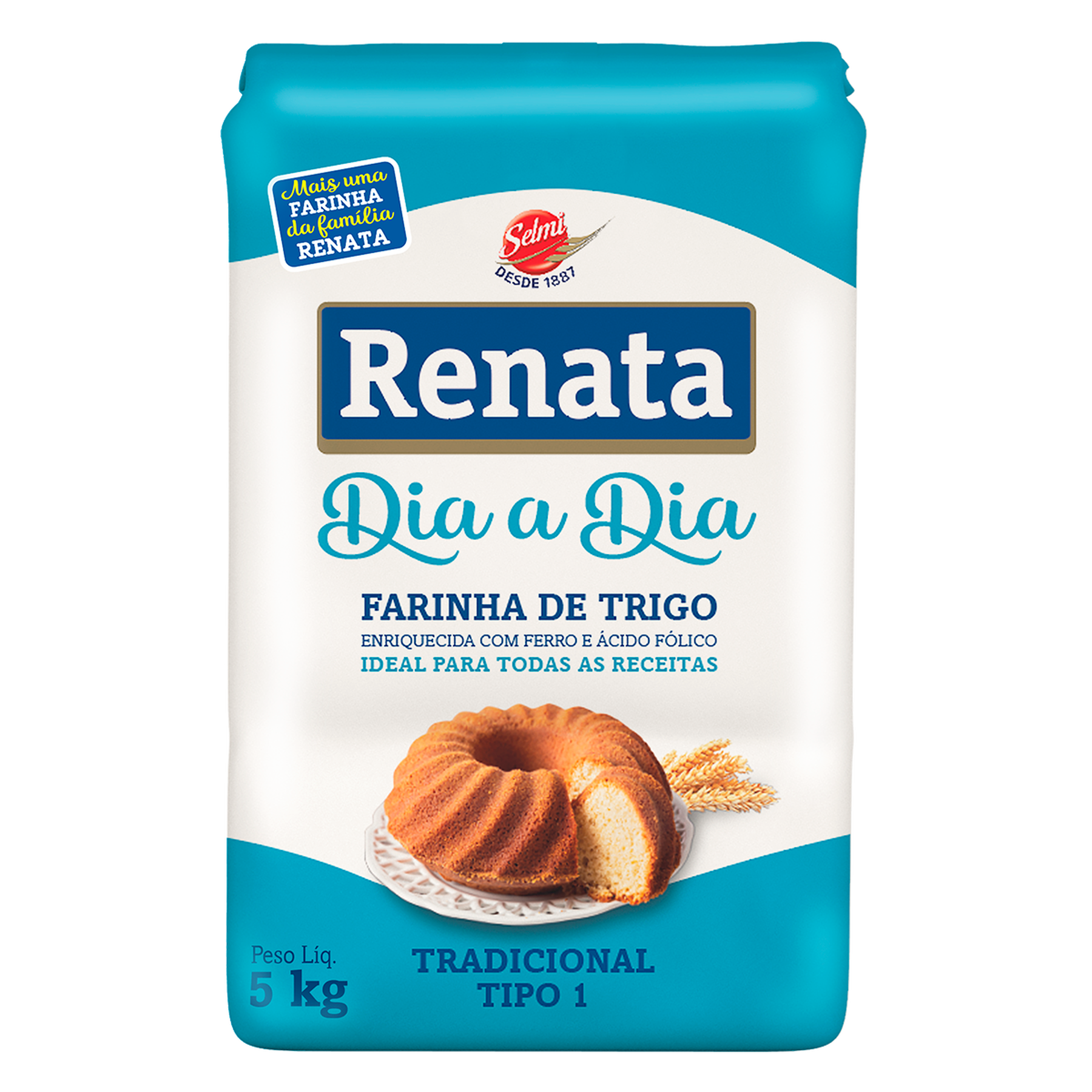 Farinha de Trigo Dia a Dia Renata Pacote 5kg