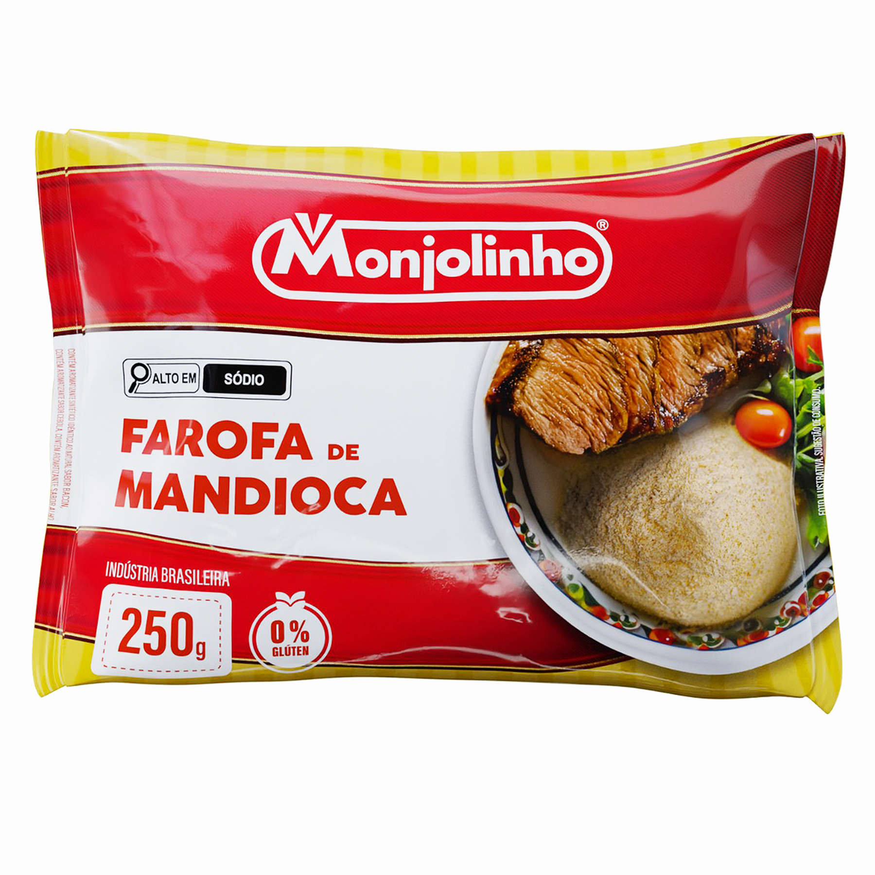 Farinha Mandioca Bacon Suave Monjolinho 250g