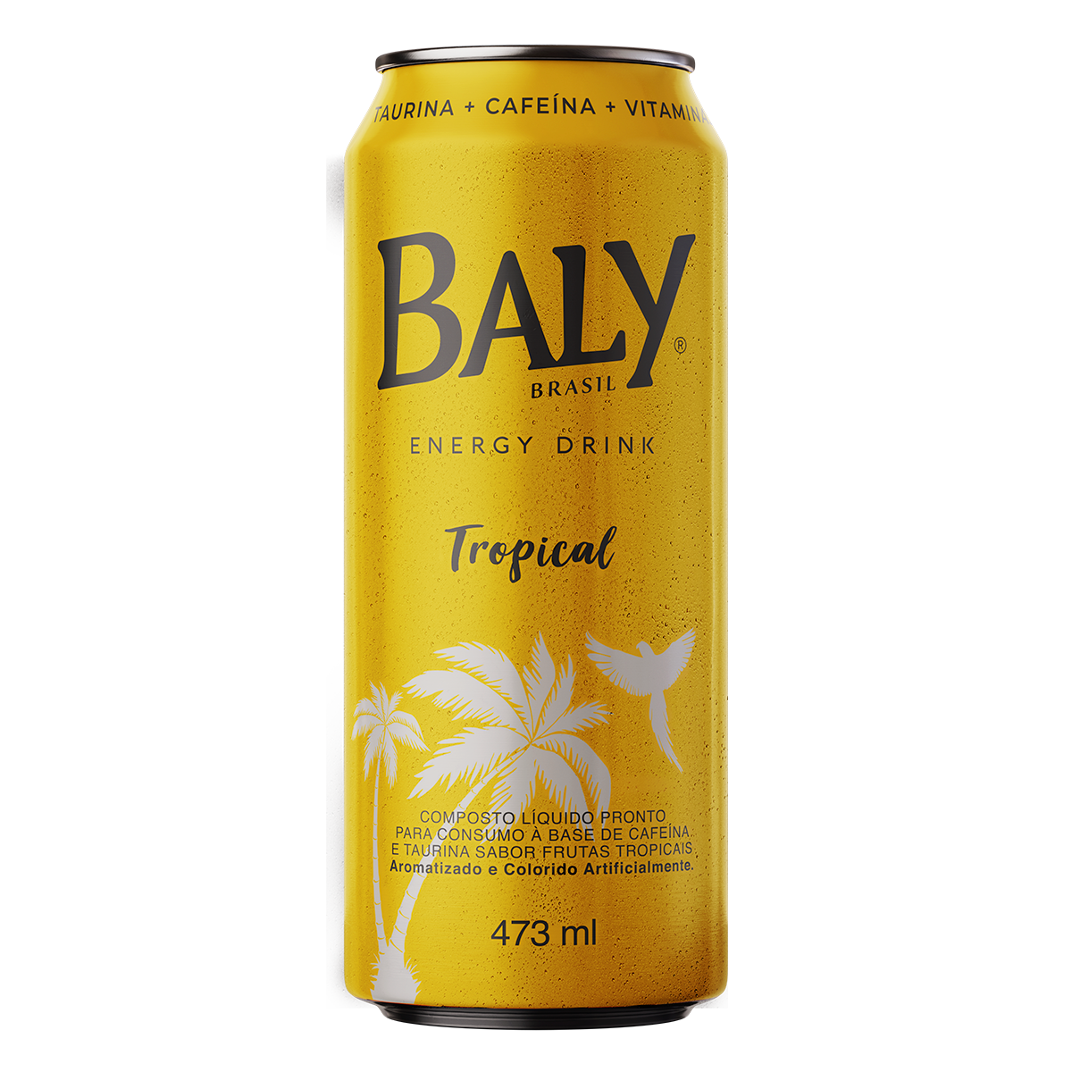 Energ&eacute;tico Tropical Baly Brasil Lata 473ml