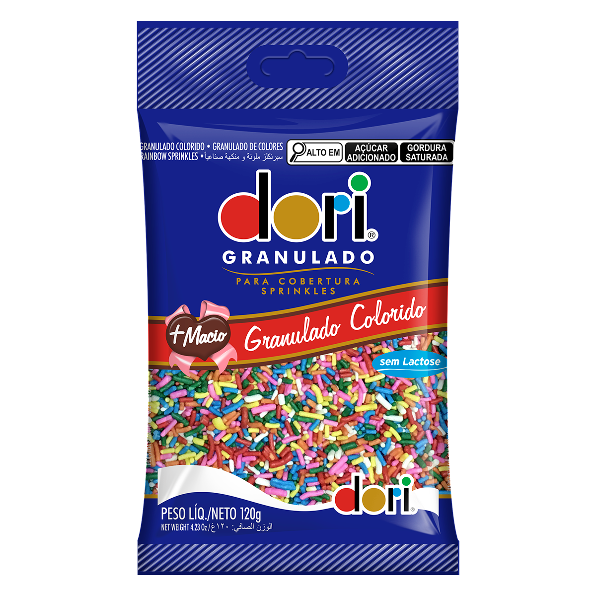 Granulado Colorido Dori Pacote 120g