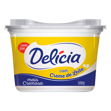 Margarina com Creme de Leite com Sal Delícia Pote 500g