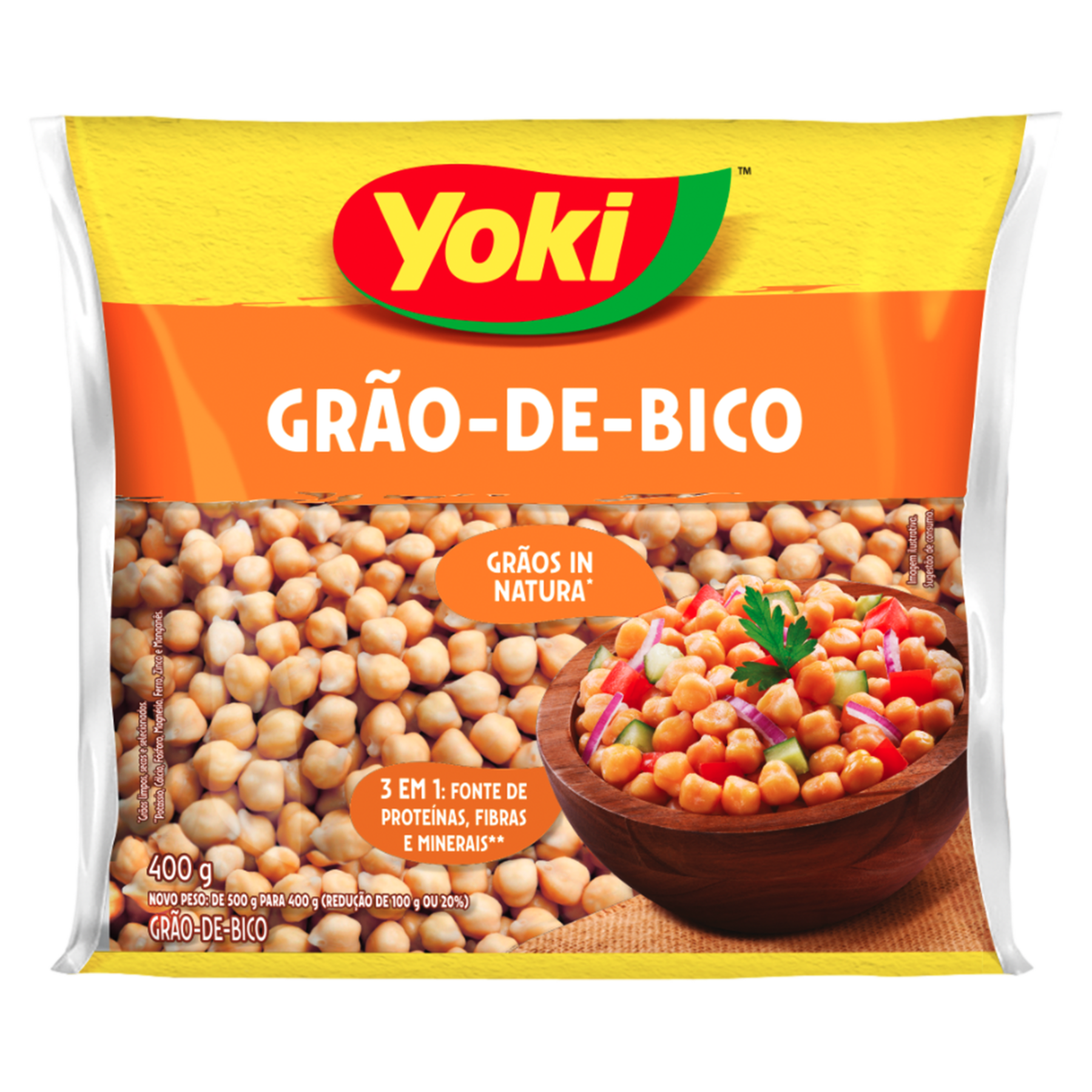 Grão-de-Bico Yoki Pacote 400g