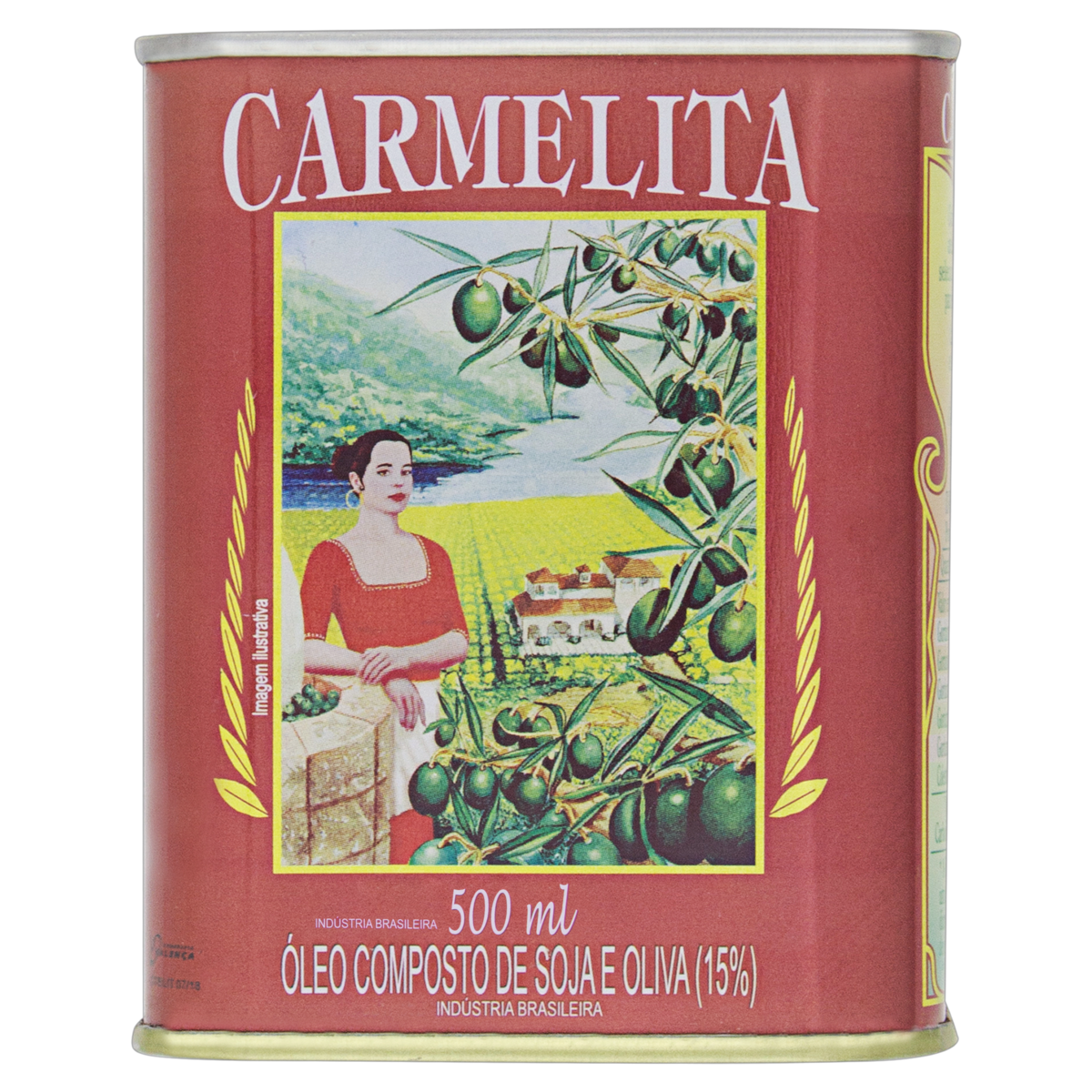 &Oacute;leo Composto de Soja e Oliva Carmelita Lata 500ml