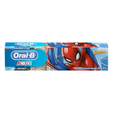 Creme Dental com Flúor Chiclete Spider-Man Oral-B Kids Caixa 50g
