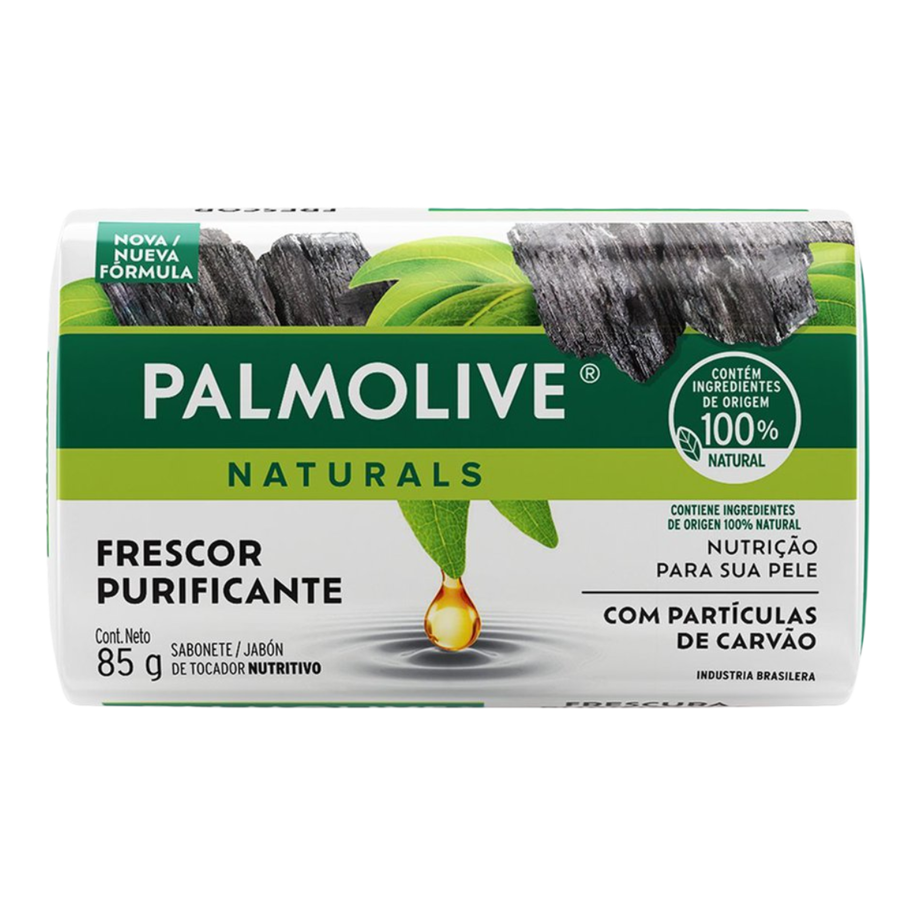 Sabonete Barra Palmolive Naturals Frescor Purificante Envolt&oacute;rio 85g