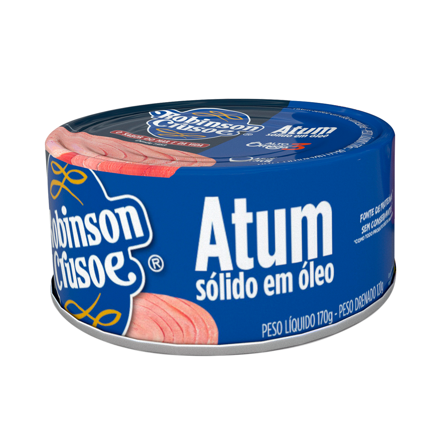 Atum Sólido em Óleo Robinson Crusoe Lata 170g